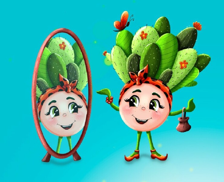 Flora. Character design — Брендинг, Иллюстрация на Dprofile