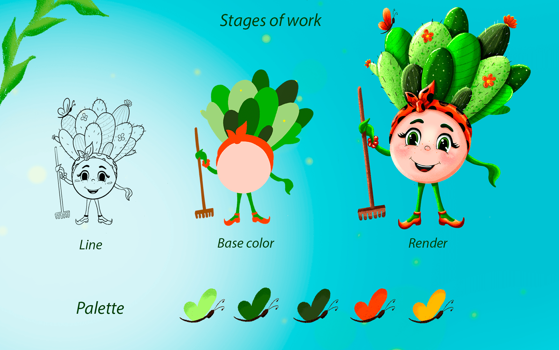 Flora. Character design — Изображение №4 — Брендинг, Иллюстрация на Dprofile