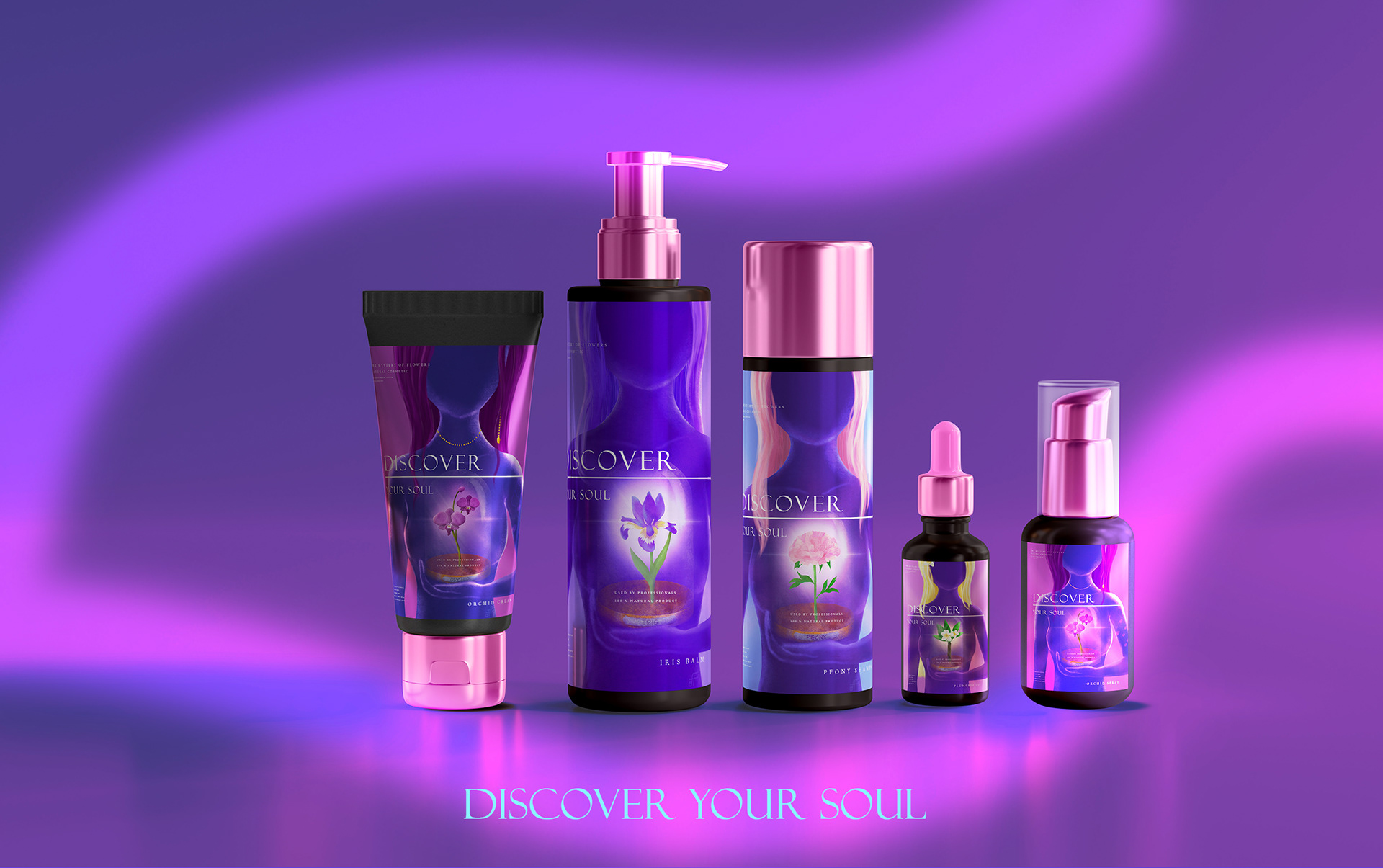 Discover your soul cosmetics. Packaging — Изображение №1 — Брендинг, Иллюстрация на Dprofile