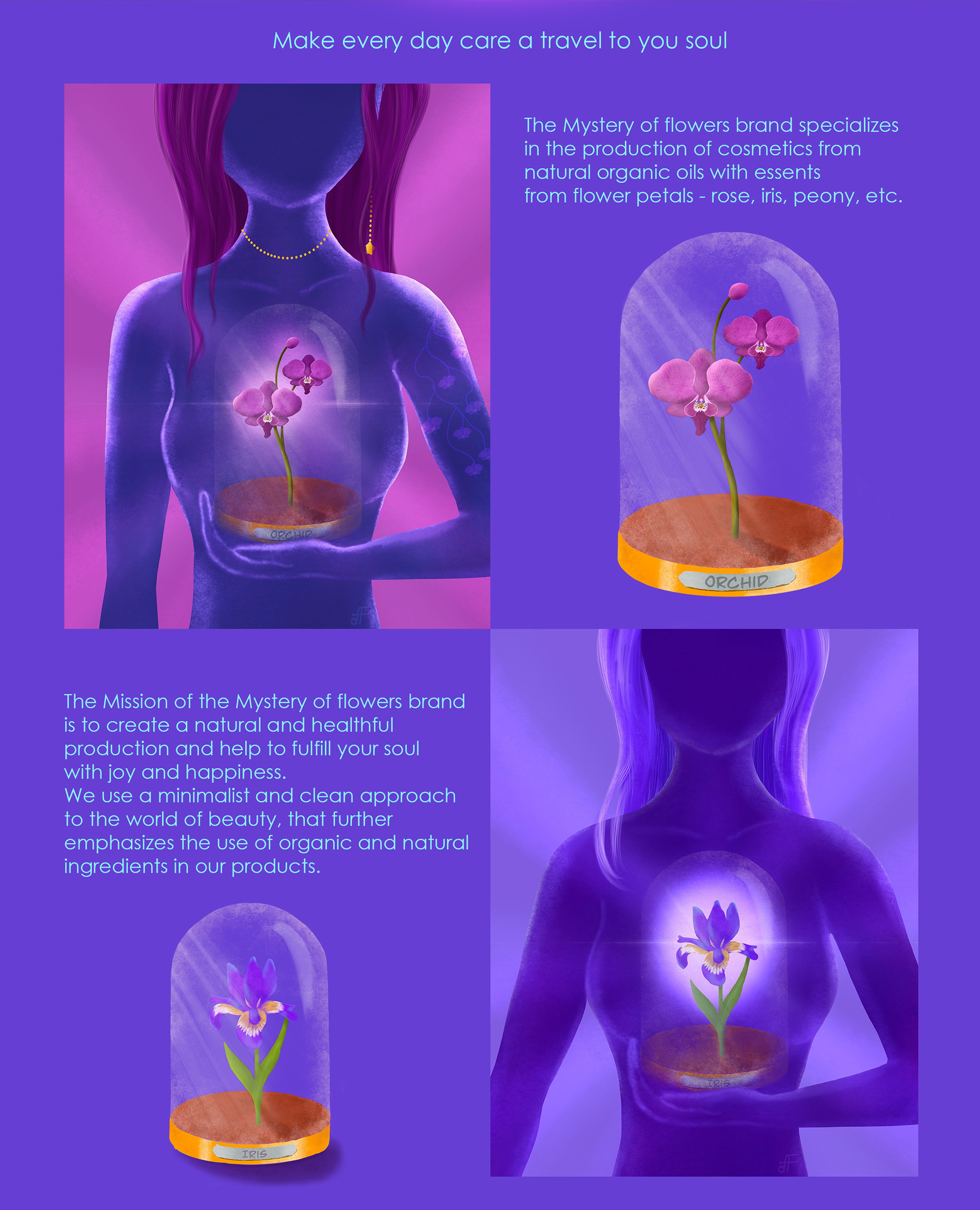 Discover your soul cosmetics. Packaging — Изображение №2 — Брендинг, Иллюстрация на Dprofile