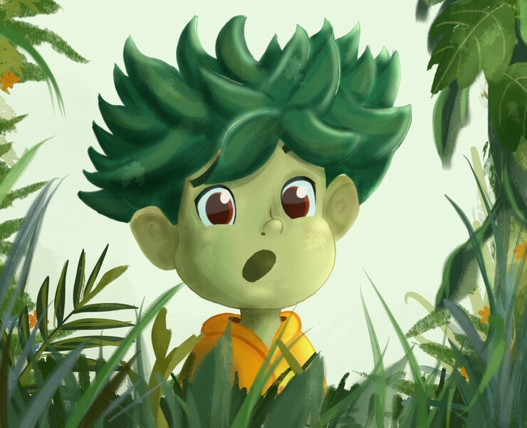 Magic adventure in the Plant World — Иллюстрация, Анимация на Dprofile