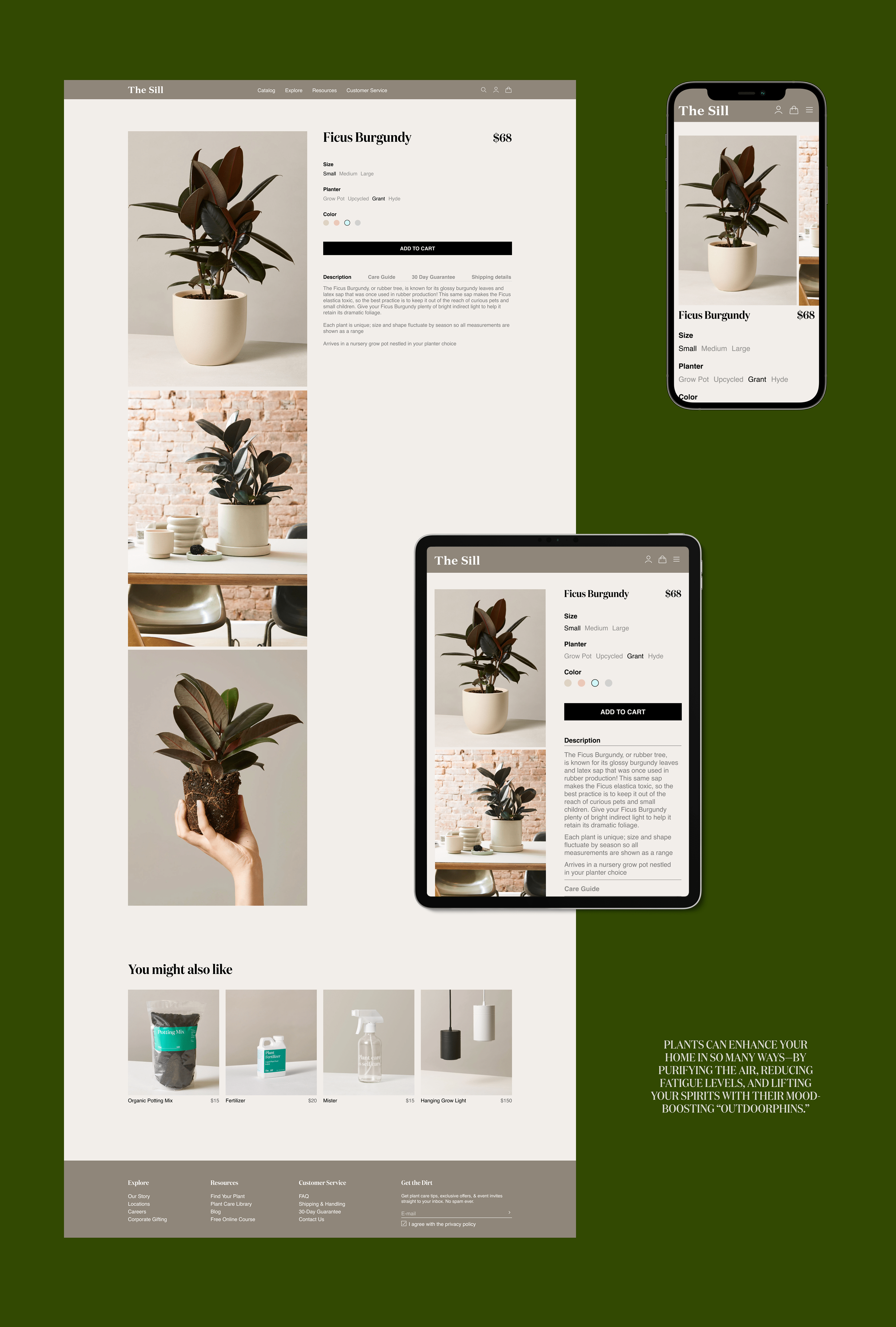 E-commerce┃The Sill — Изображение №7 — Интерфейсы на Dprofile