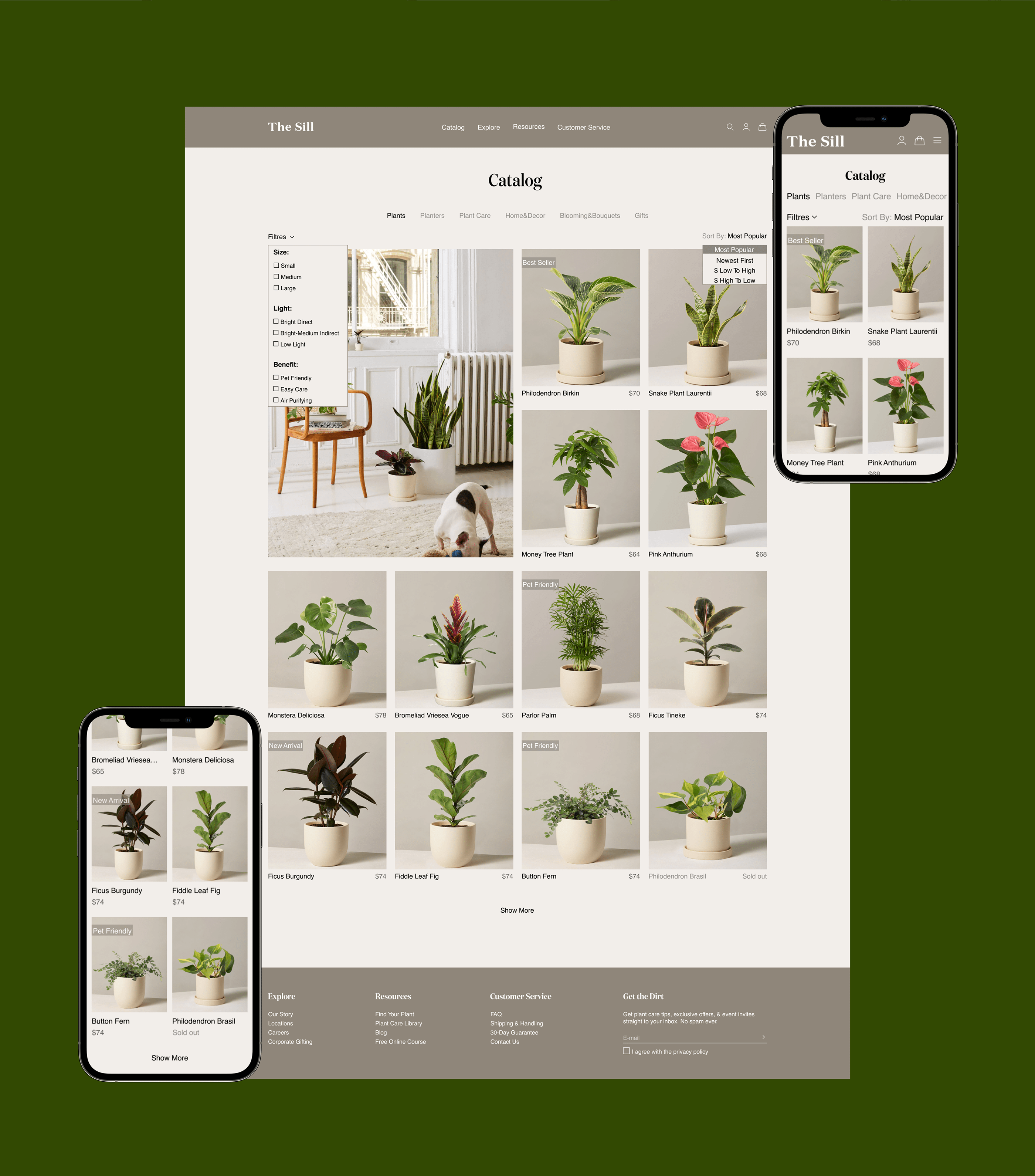 E-commerce┃The Sill — Изображение №5 — Интерфейсы на Dprofile