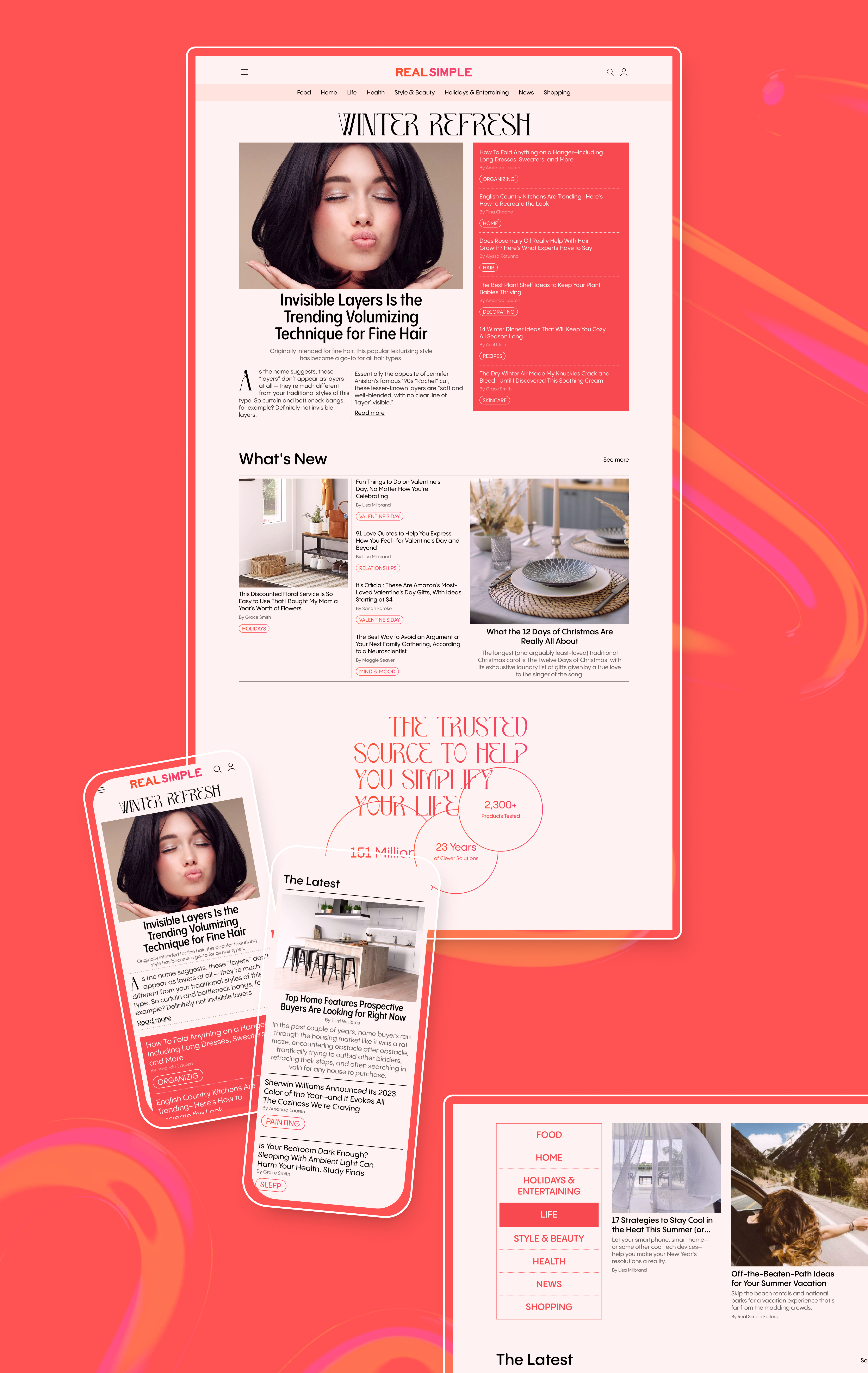 Real Simple | News website — Изображение №2 — Интерфейсы на Dprofile