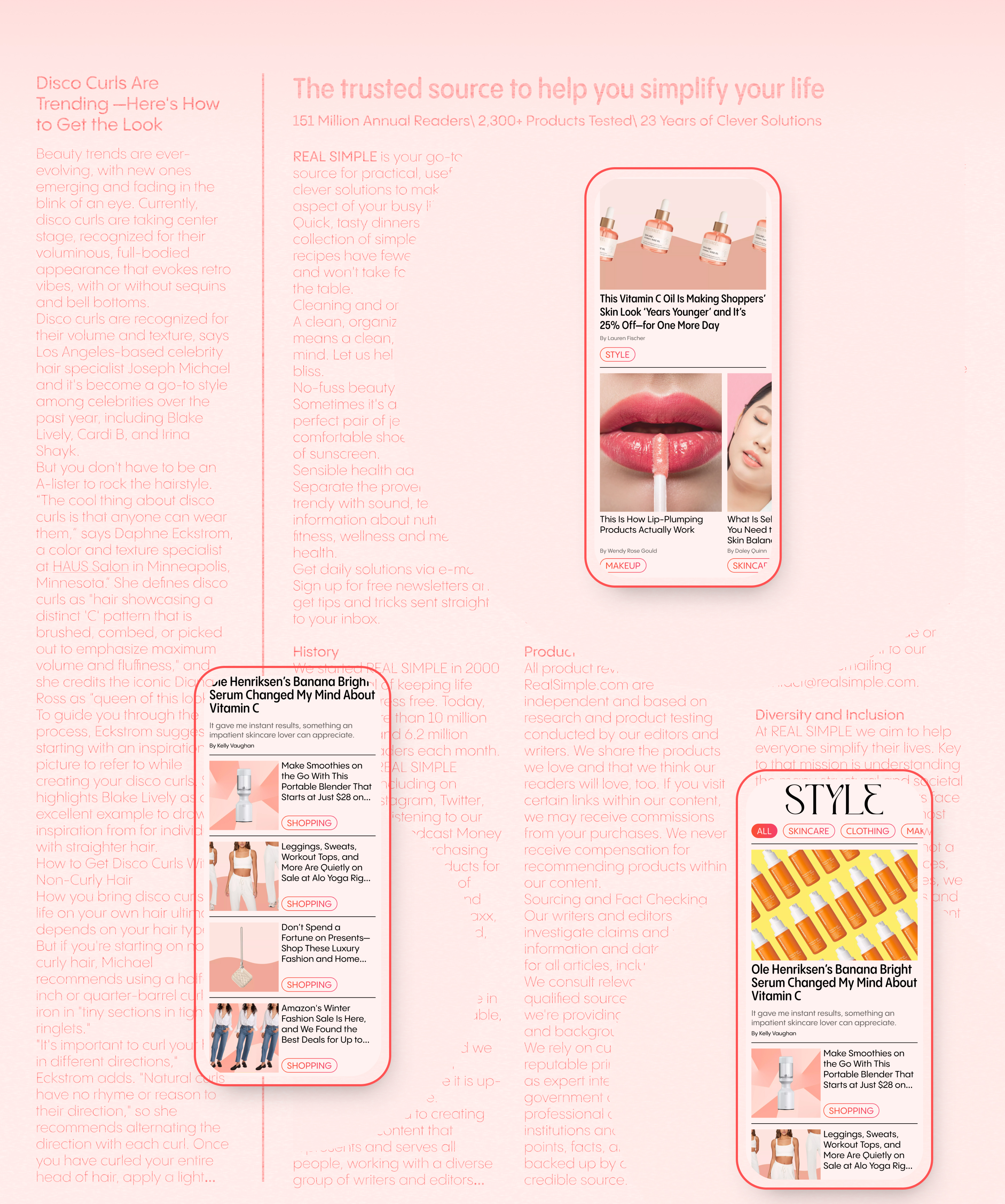 Real Simple | News website — Изображение №5 — Интерфейсы на Dprofile