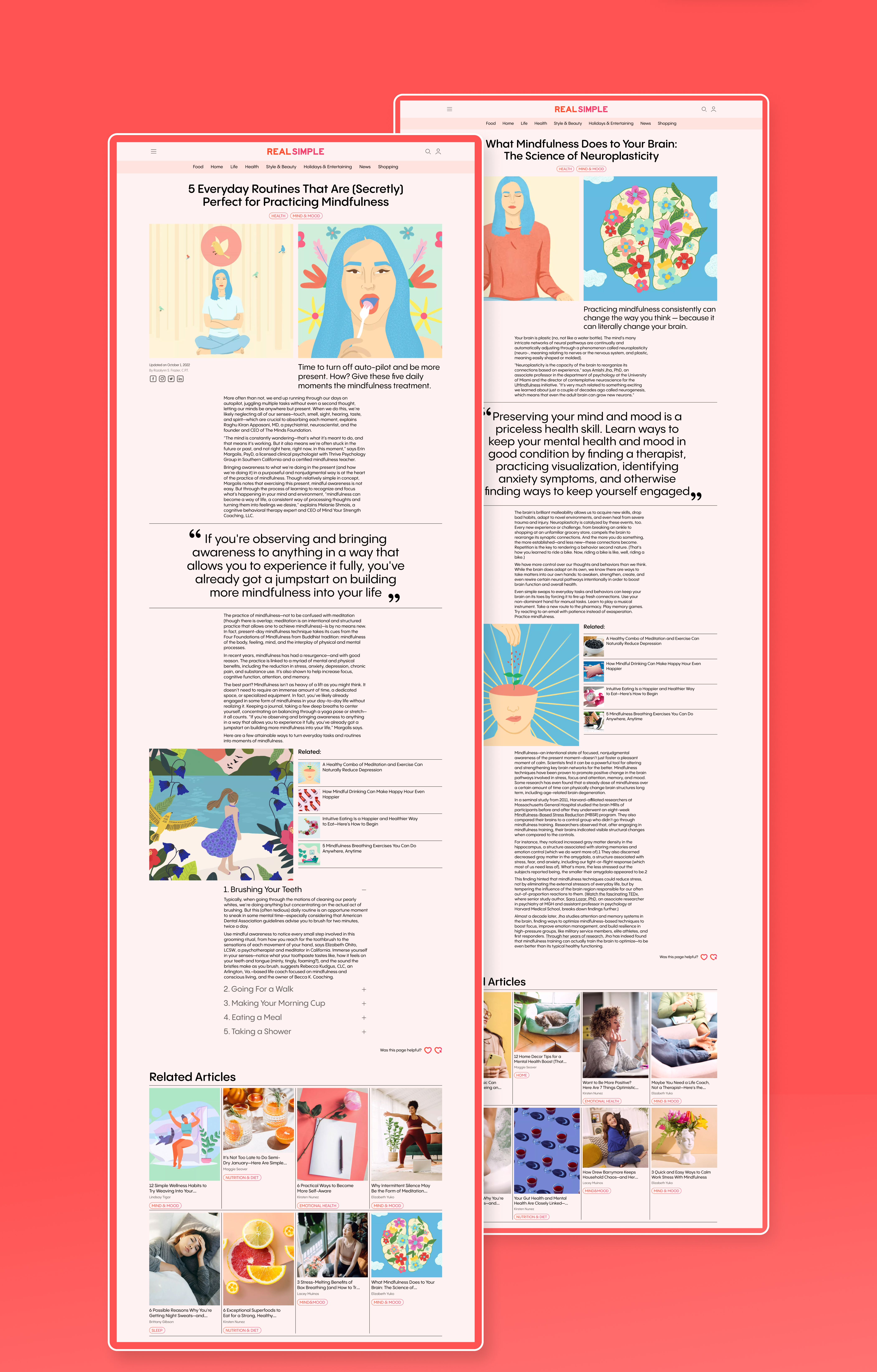 Real Simple | News website — Изображение №6 — Интерфейсы на Dprofile