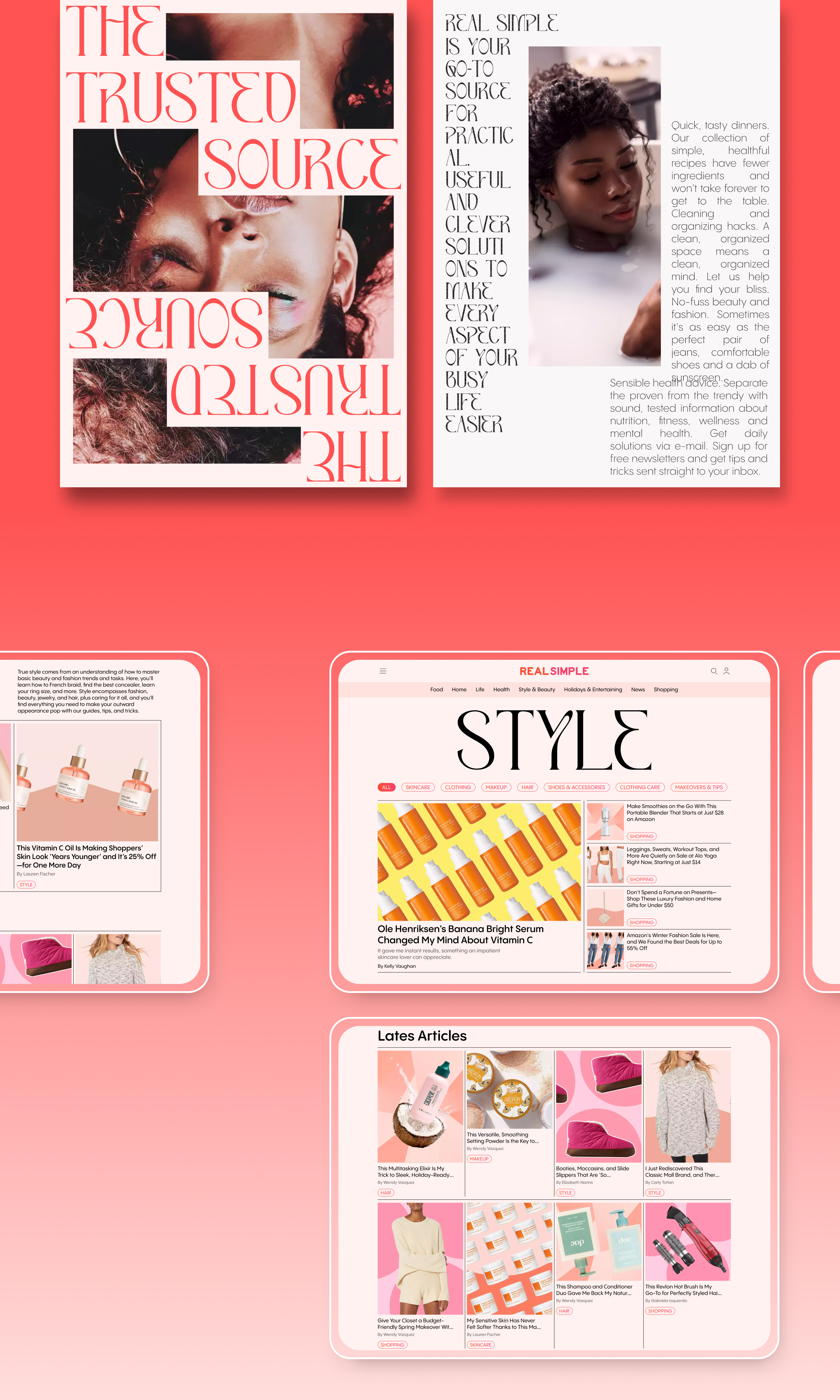 Real Simple | News website — Изображение №4 — Интерфейсы на Dprofile