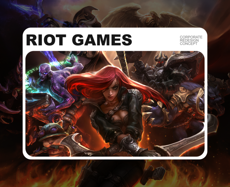 RIOT GAMES | Corporate website — Интерфейсы на Dprofile