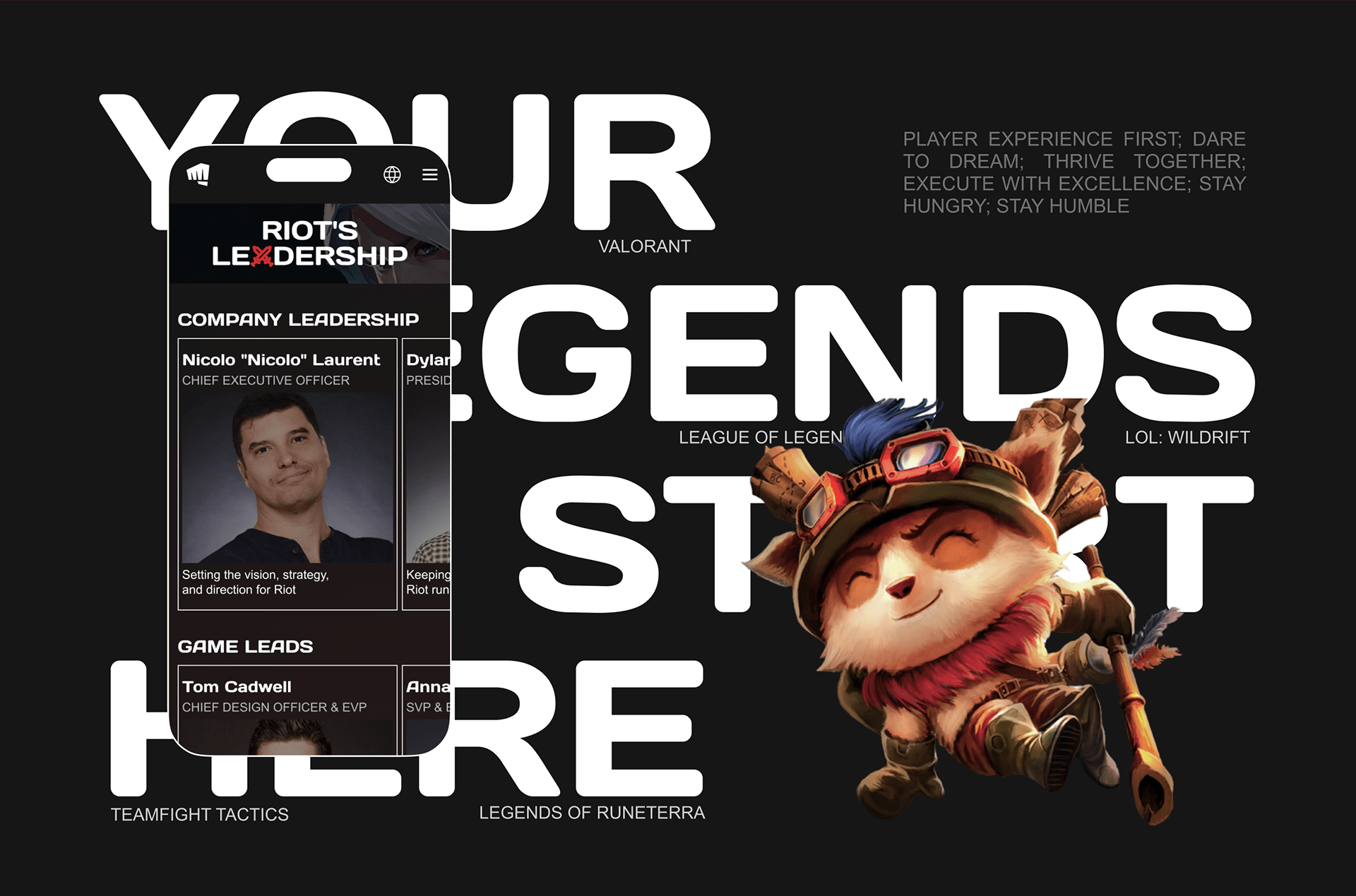 RIOT GAMES | Corporate website — Изображение №10 — Интерфейсы на Dprofile