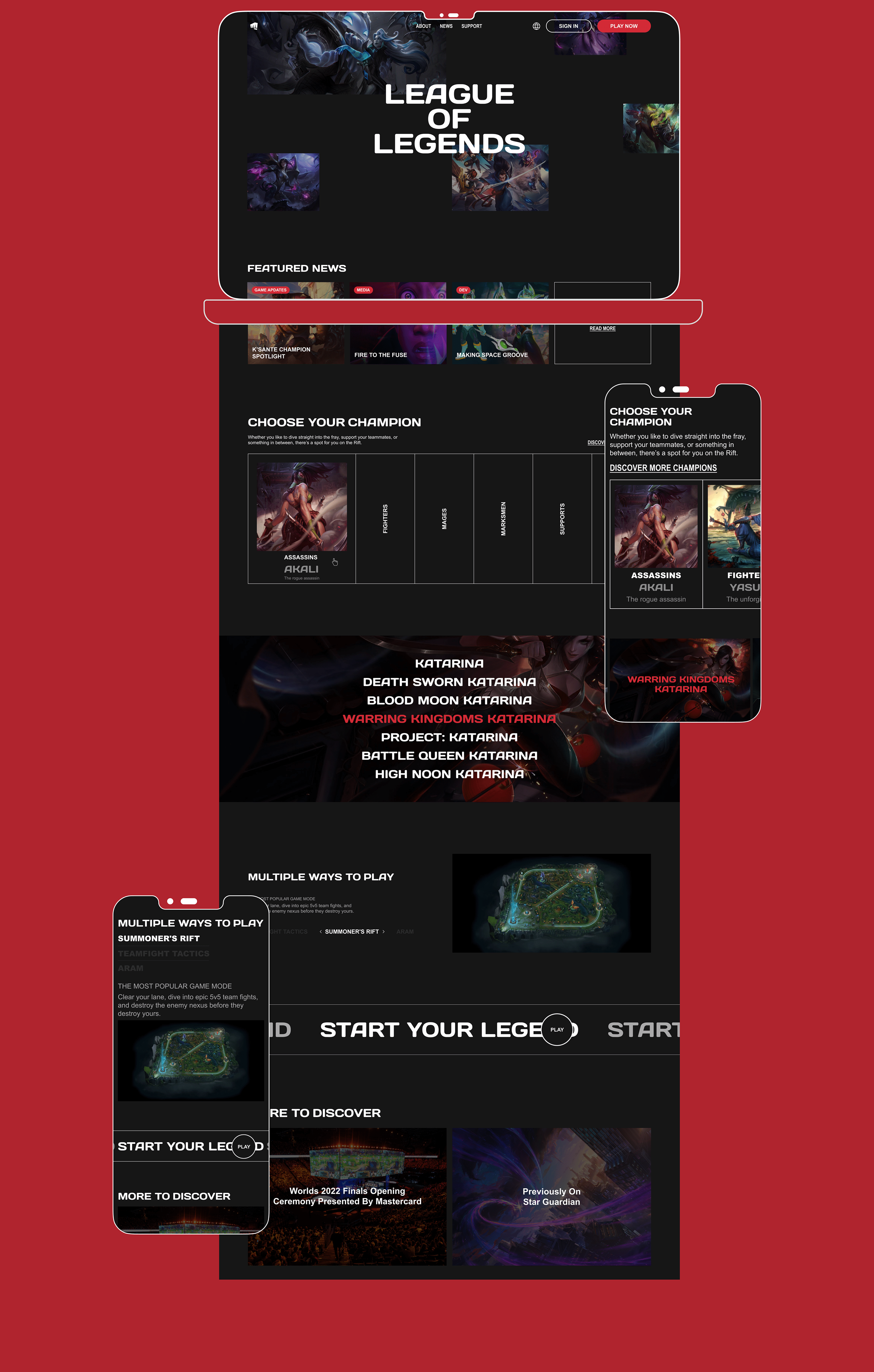 RIOT GAMES | Corporate website — Изображение №7 — Интерфейсы на Dprofile
