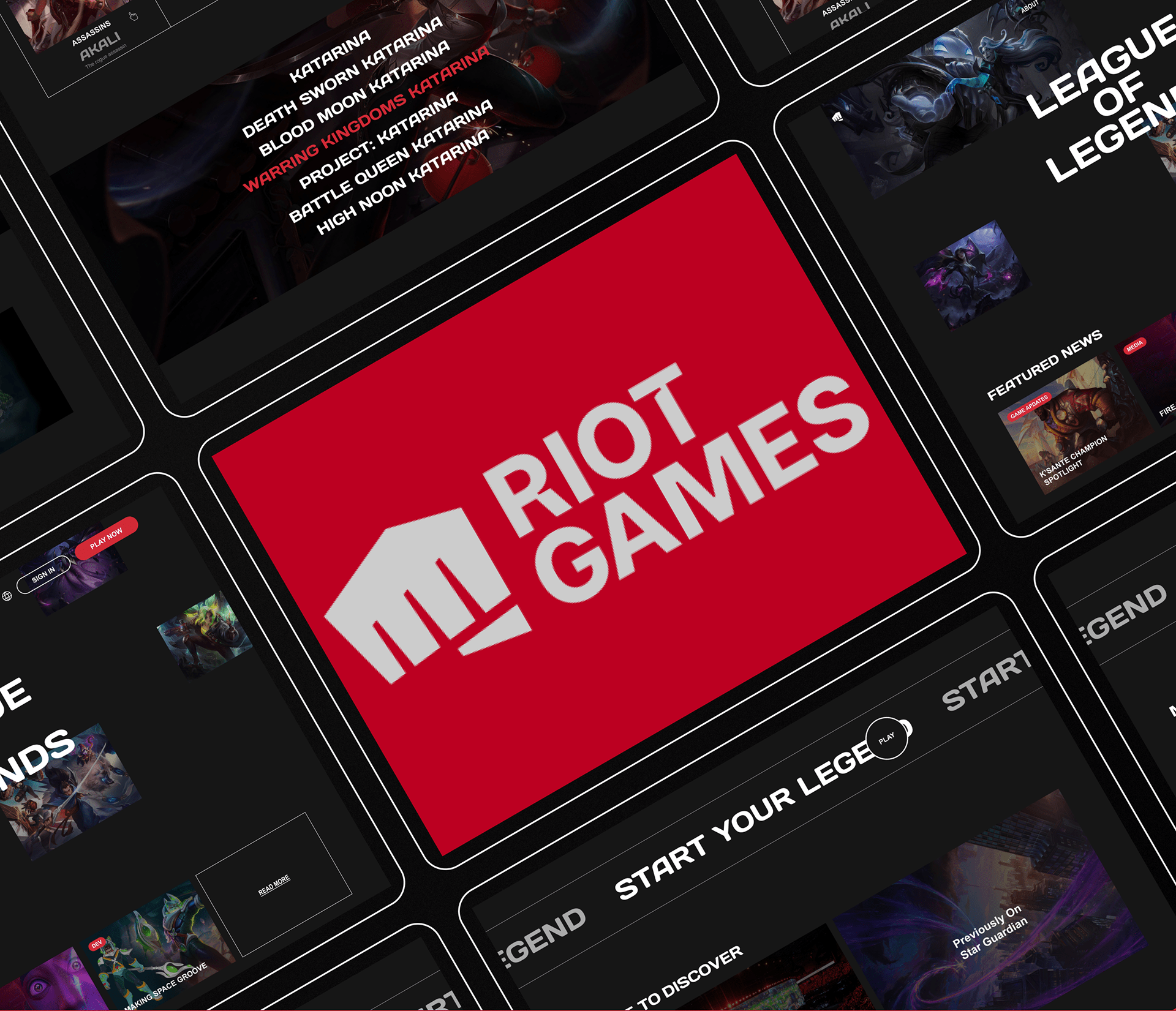 RIOT GAMES | Corporate website — Изображение №8 — Интерфейсы на Dprofile