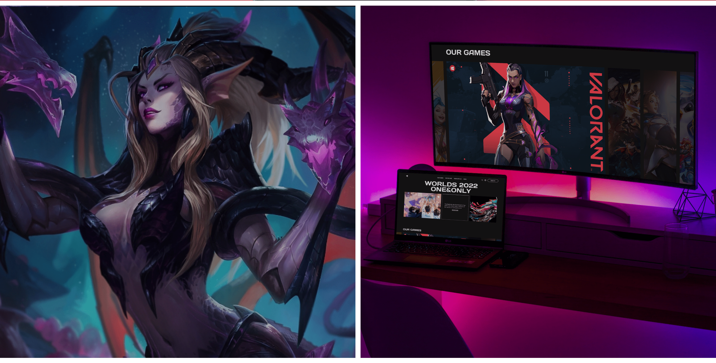 RIOT GAMES | Corporate website — Изображение №2 — Интерфейсы на Dprofile