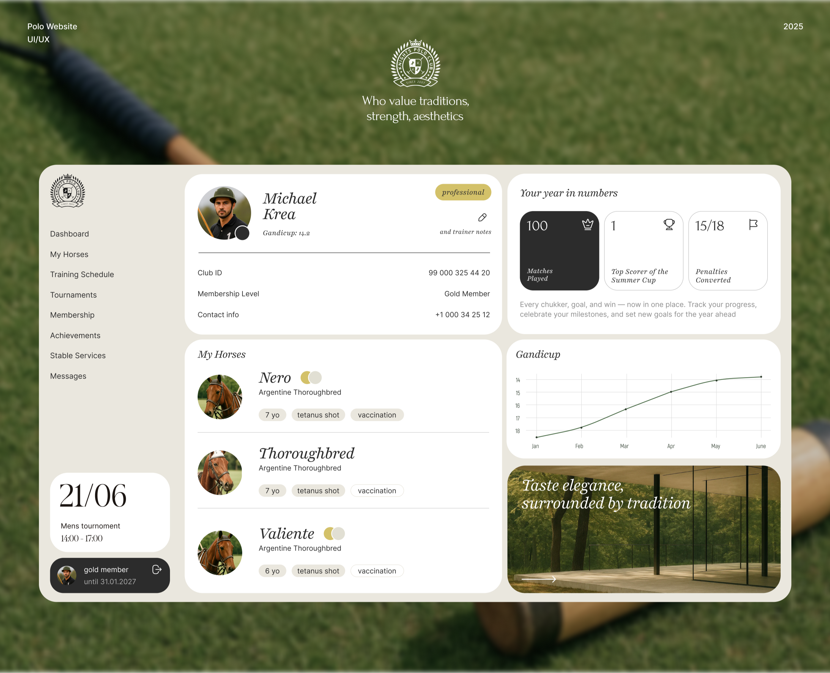 Web site for Polo Club на Dprofile