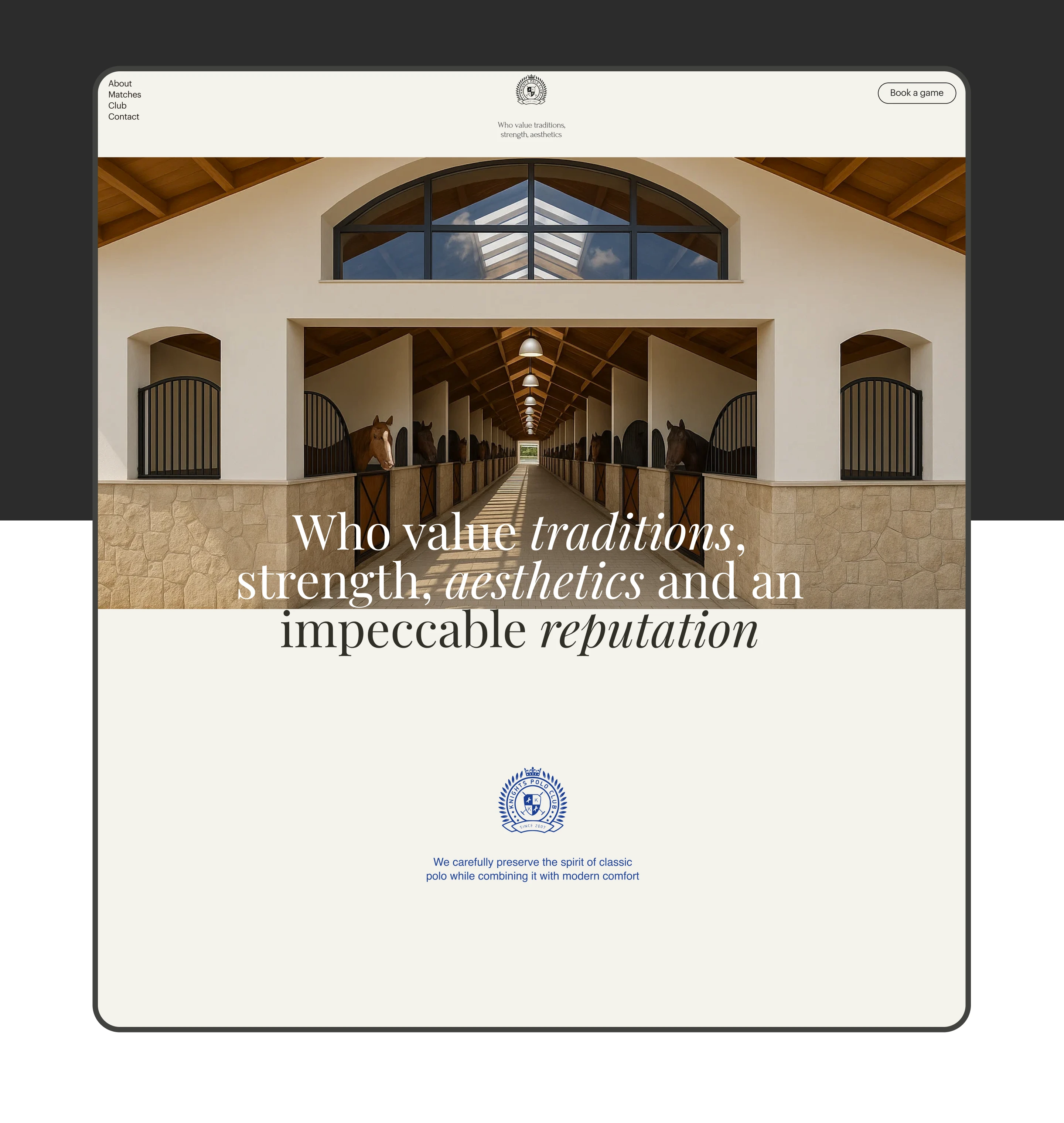 Web site for Polo Club — Изображение №3 — Интерфейсы, Брендинг на Dprofile