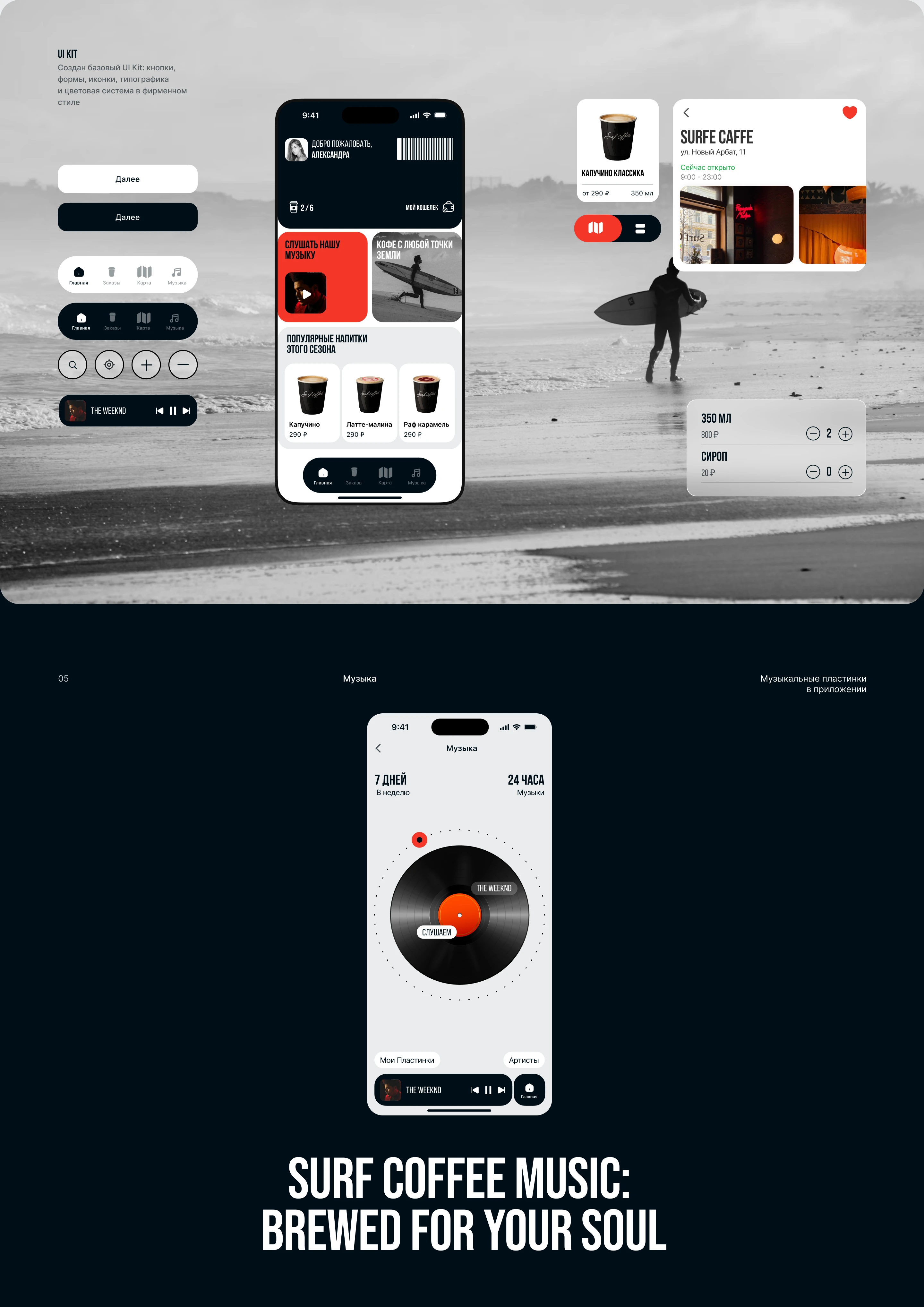 Mobile App / Coffee shop — Изображение №5 — Интерфейсы на Dprofile