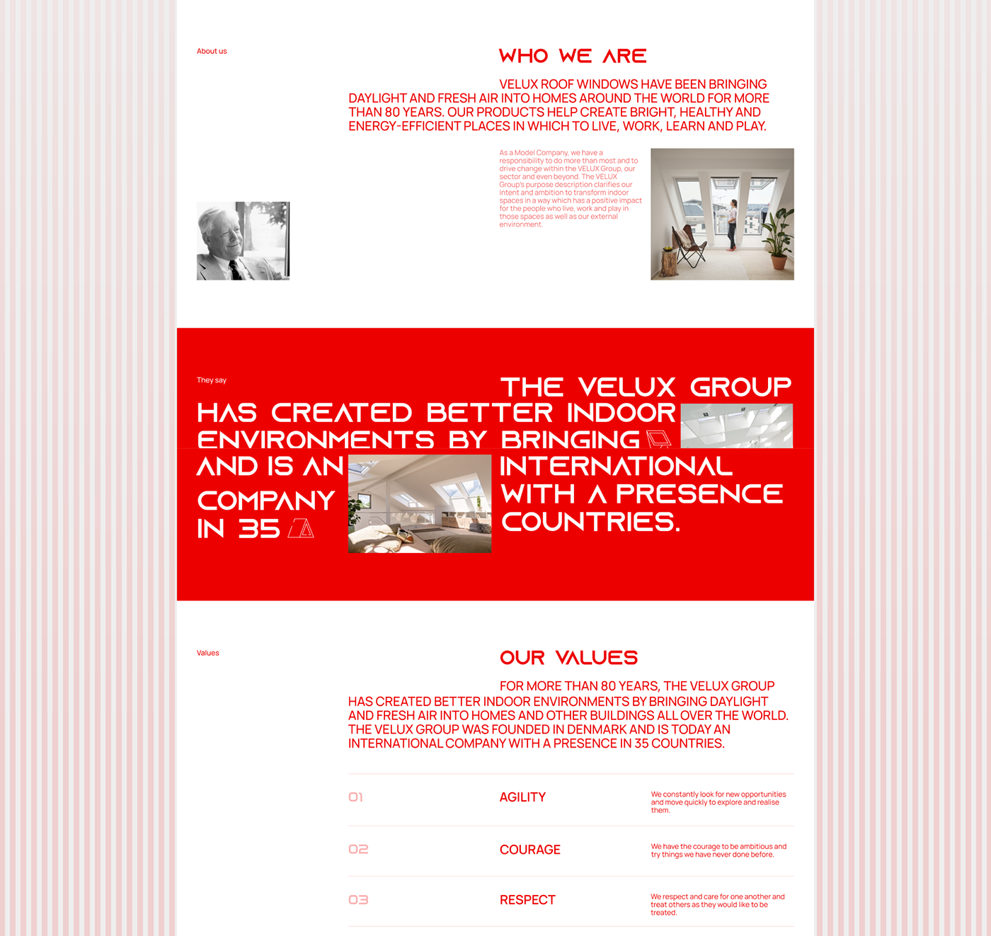 VELUX | Roof Windows | Corporate site — Изображение №3 — Интерфейсы на Dprofile