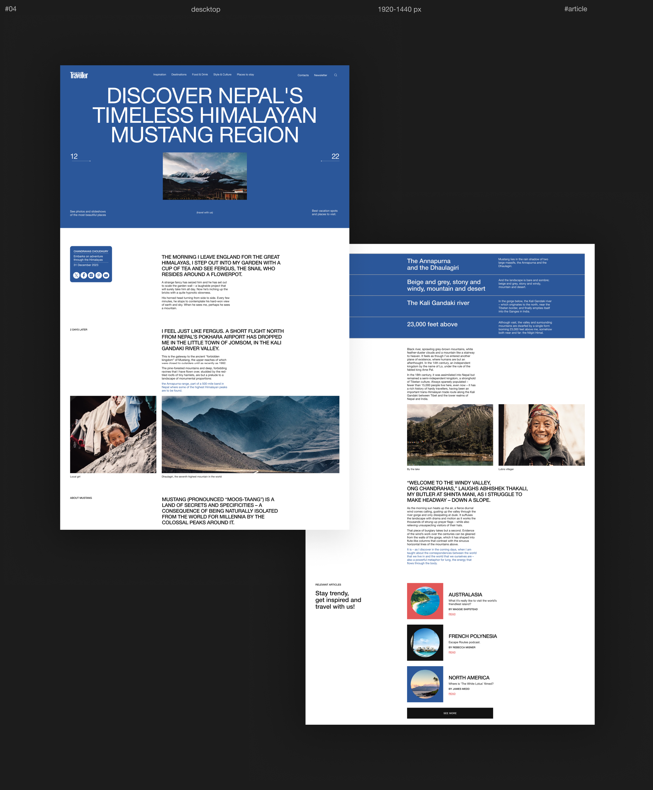 NEWS Website / CN Travaller — Изображение №14 — Интерфейсы на Dprofile