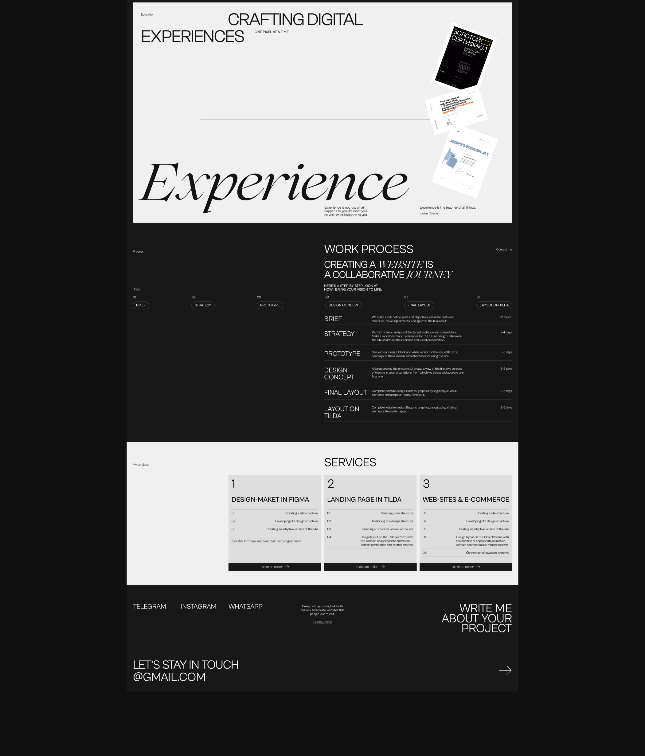 Portfolio UX/UI Designer — Изображение №4 — Интерфейсы на Dprofile