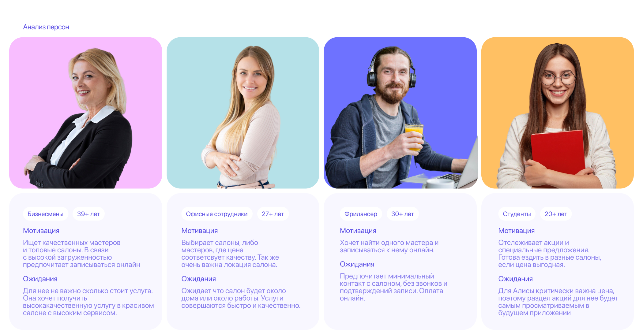 UI/UX • Beauty booking Mobile App — Изображение №4 — Интерфейсы на Dprofile