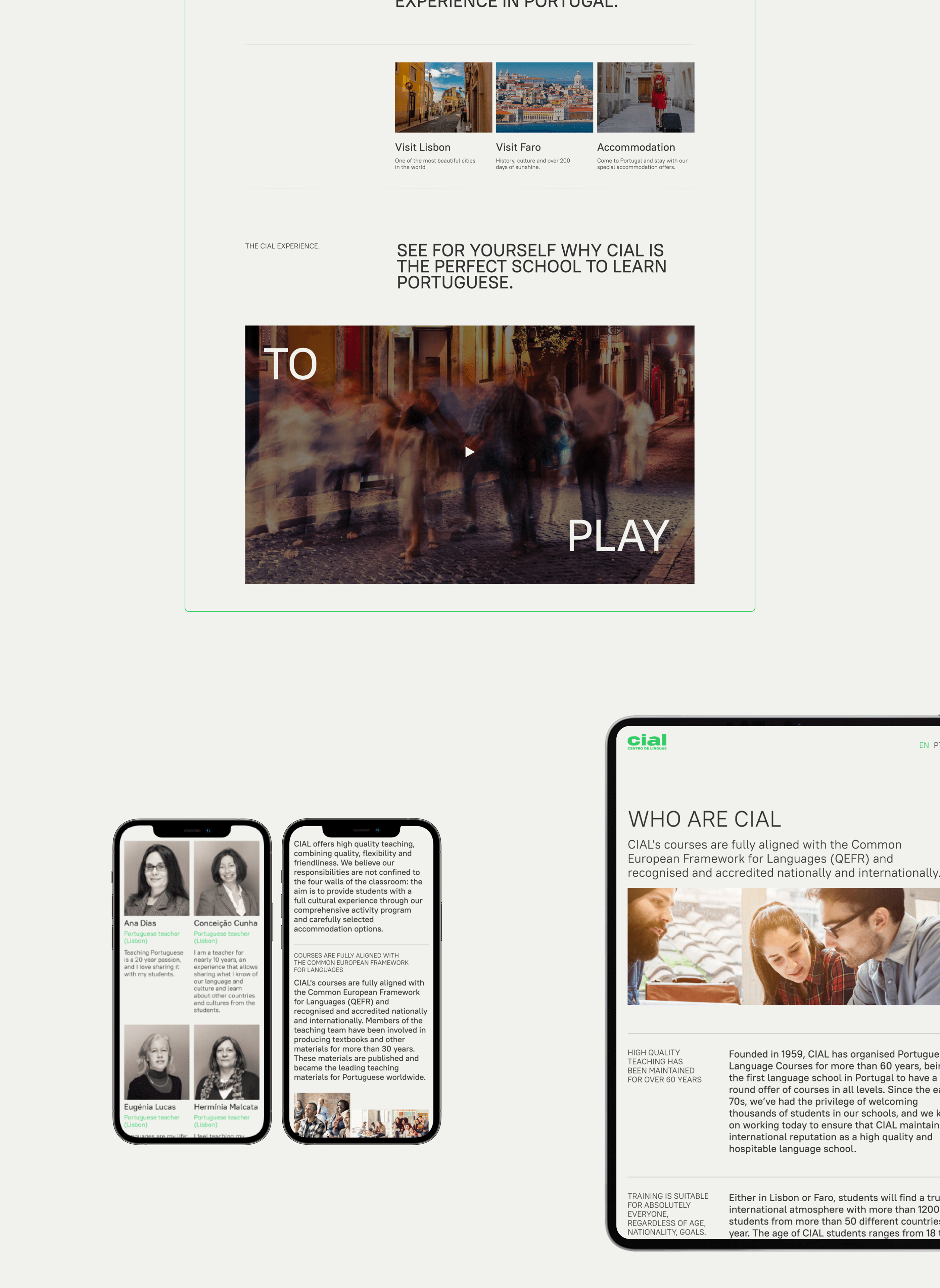 CIAL/Language school redesign — Изображение №2 — Интерфейсы на Dprofile