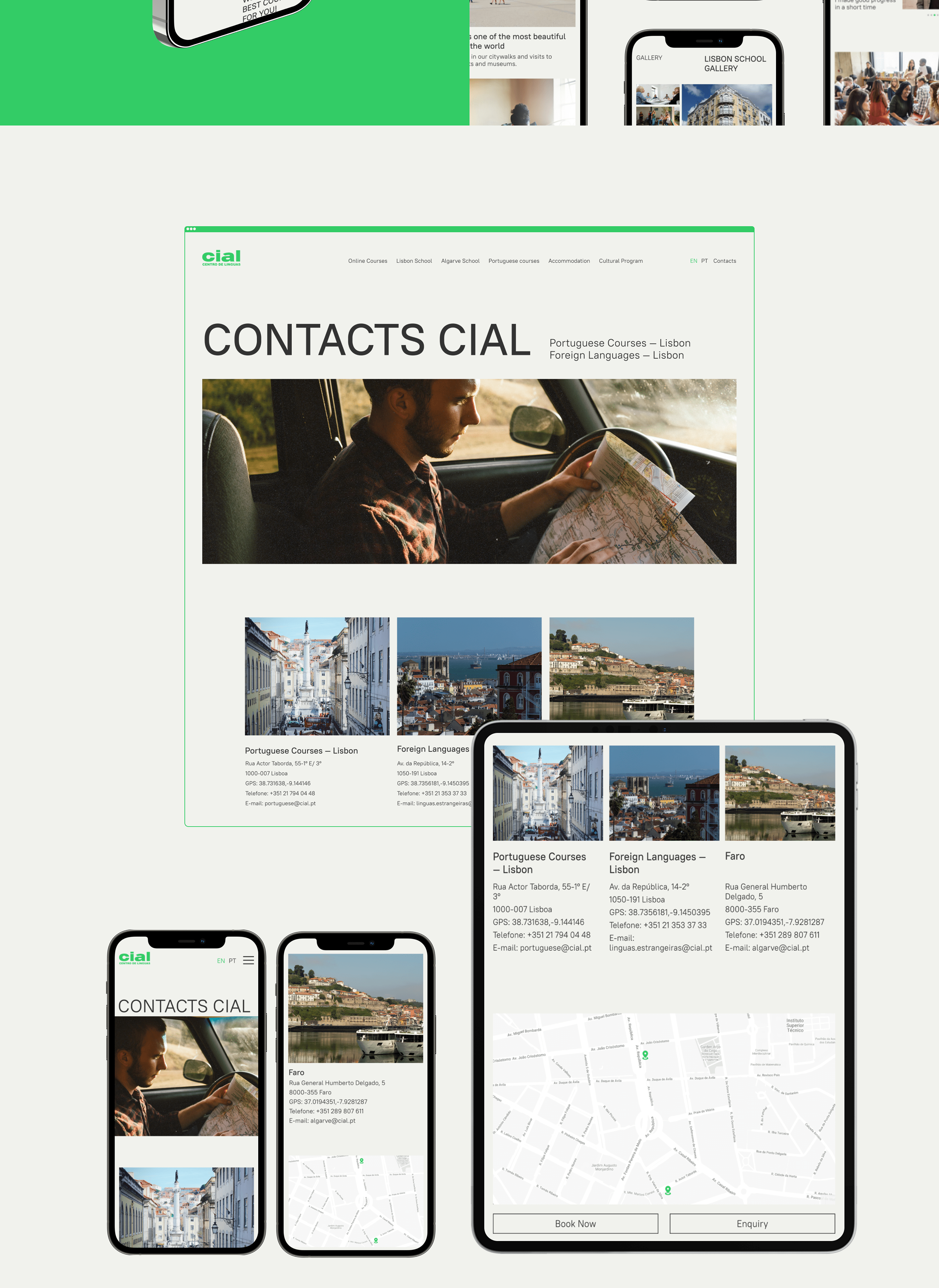 CIAL/Language school redesign — Изображение №7 — Интерфейсы на Dprofile