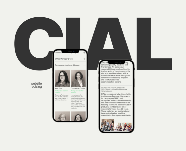 CIAL/Language school redesign — Интерфейсы на Dprofile