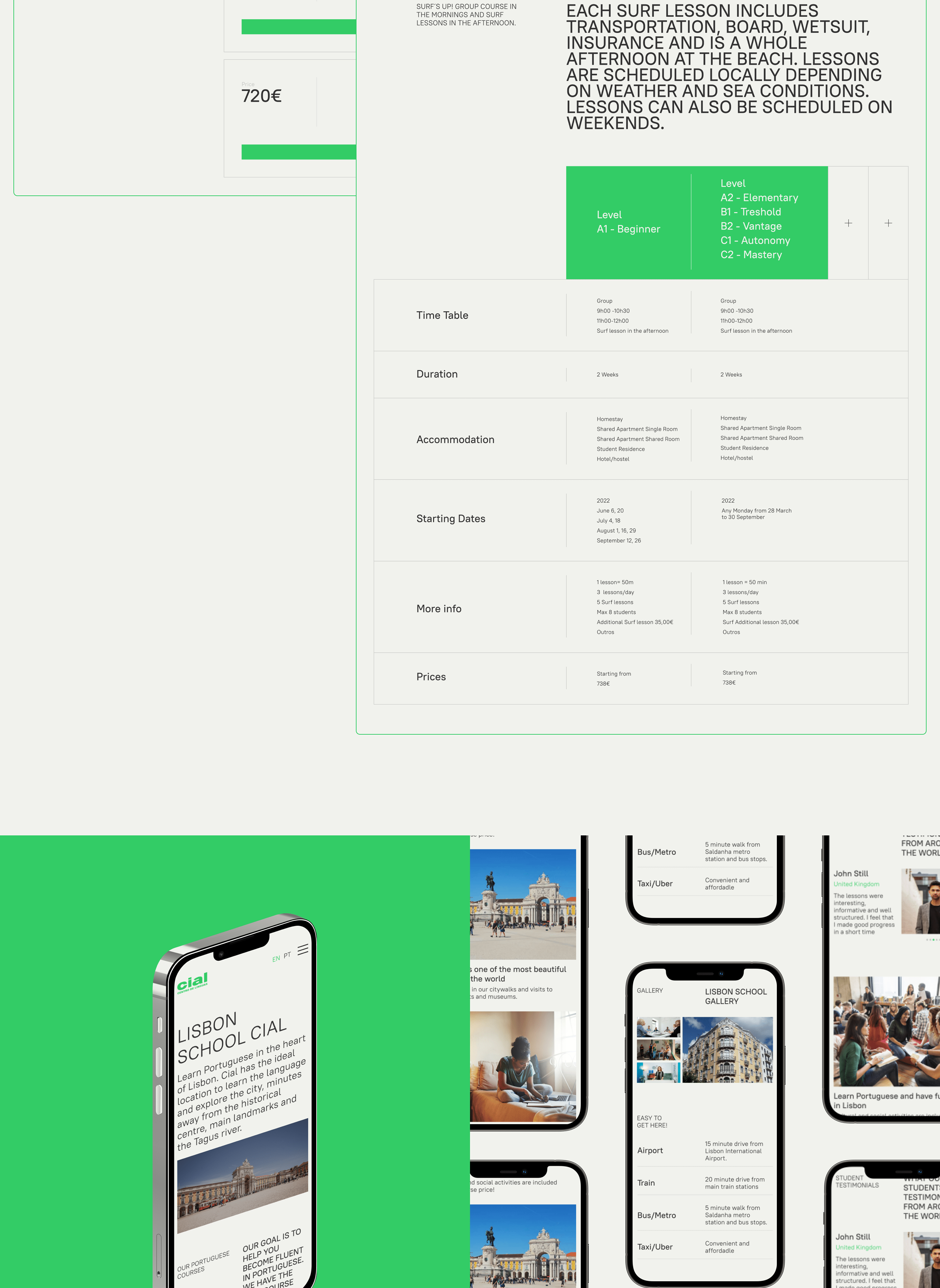 CIAL/Language school redesign — Изображение №6 — Интерфейсы на Dprofile