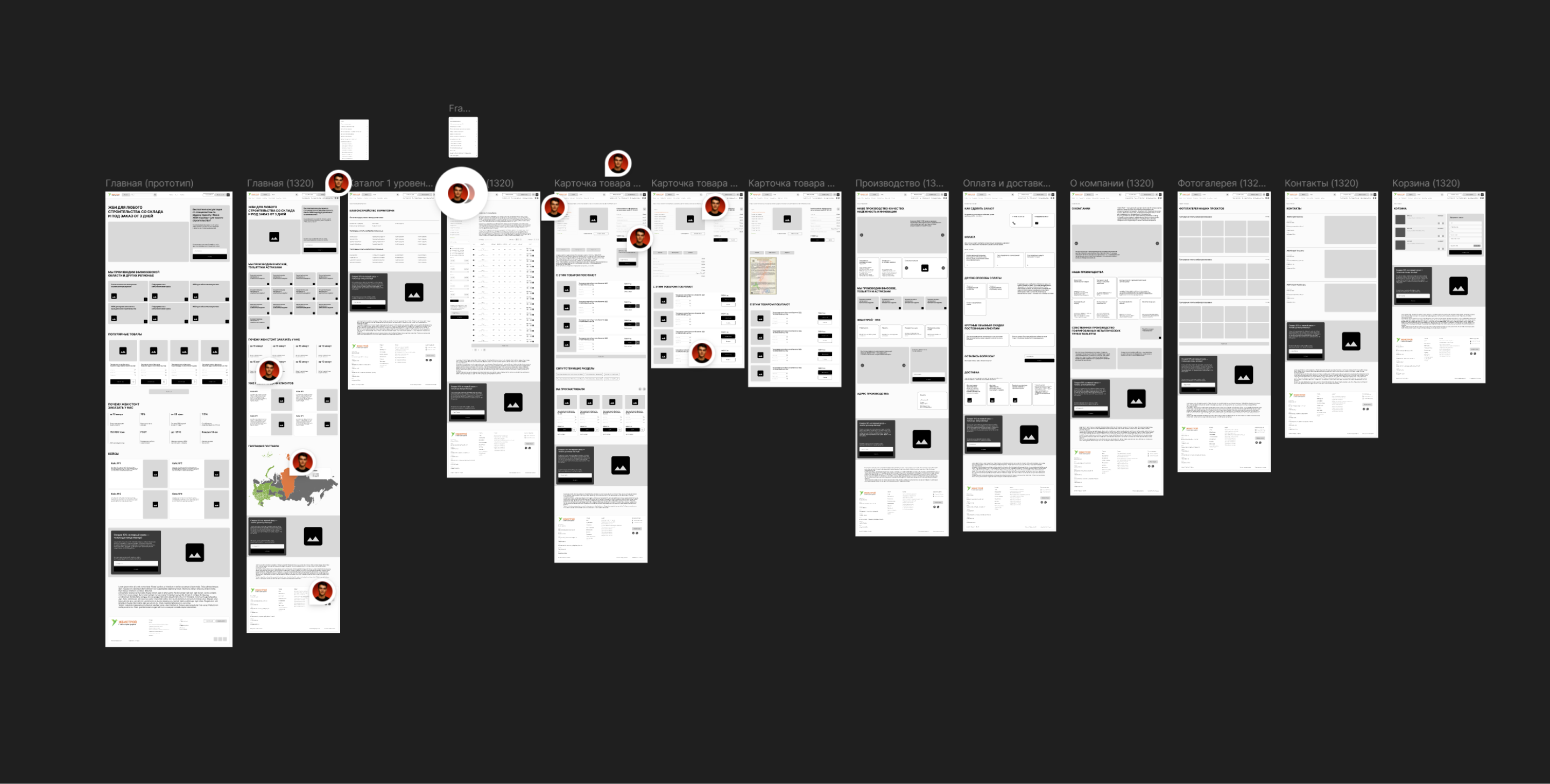 ЖБИСтрой — Корпоративный сайт — Изображение №9 — Интерфейсы на Dprofile