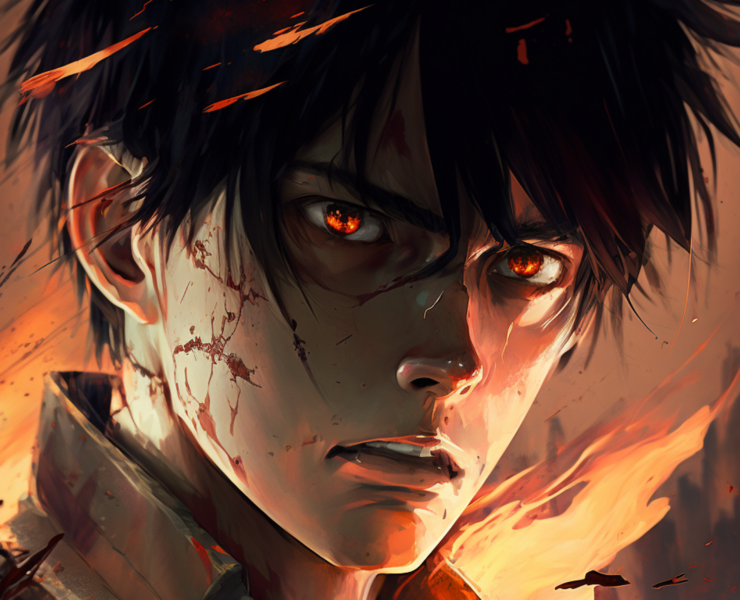 Attack on Titan | Midjorney AI — Иллюстрация, Графика на Dprofile