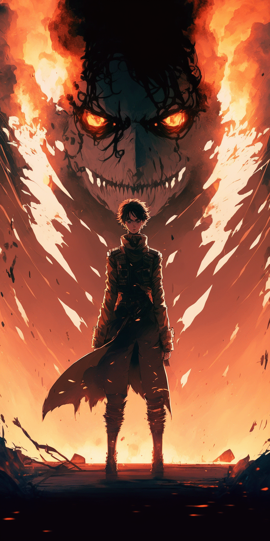 Attack on Titan | Midjorney AI — Изображение №9 — Иллюстрация, Графика на Dprofile