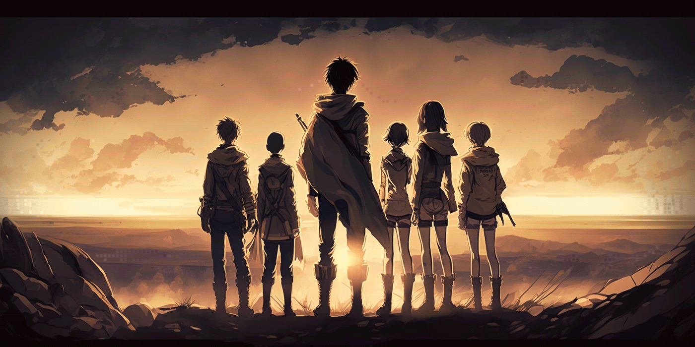 Attack on Titan | Midjorney AI — Изображение №7 — Иллюстрация, Графика на Dprofile