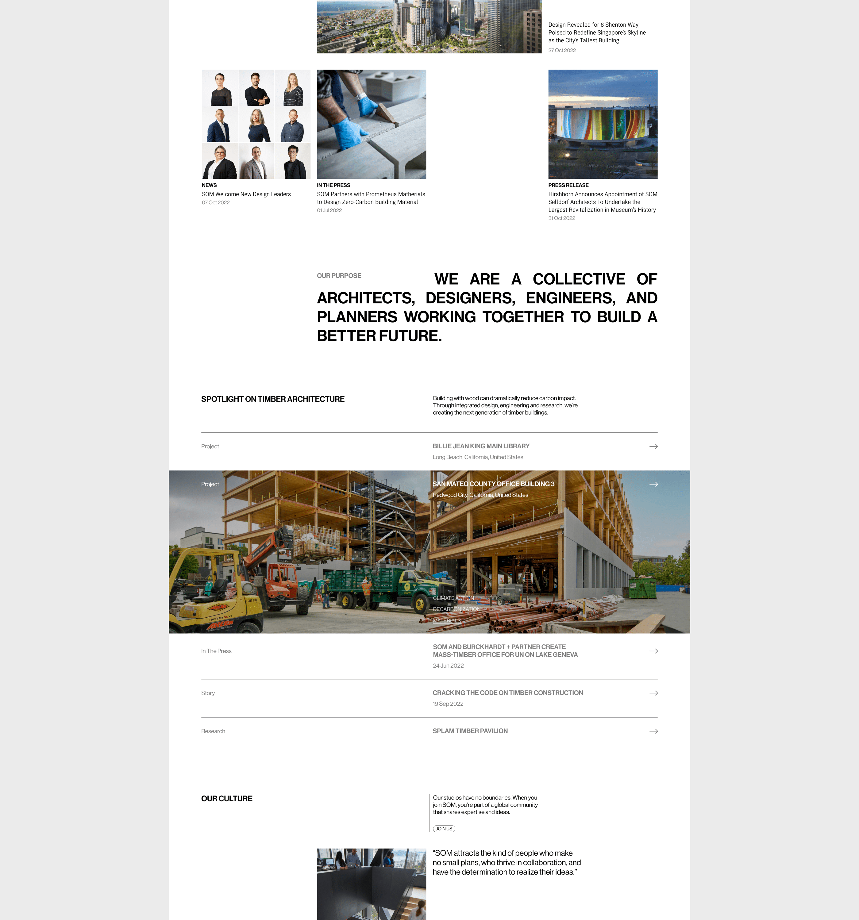 SOM | Corporate Website Redesign — Изображение №2 — Интерфейсы на Dprofile