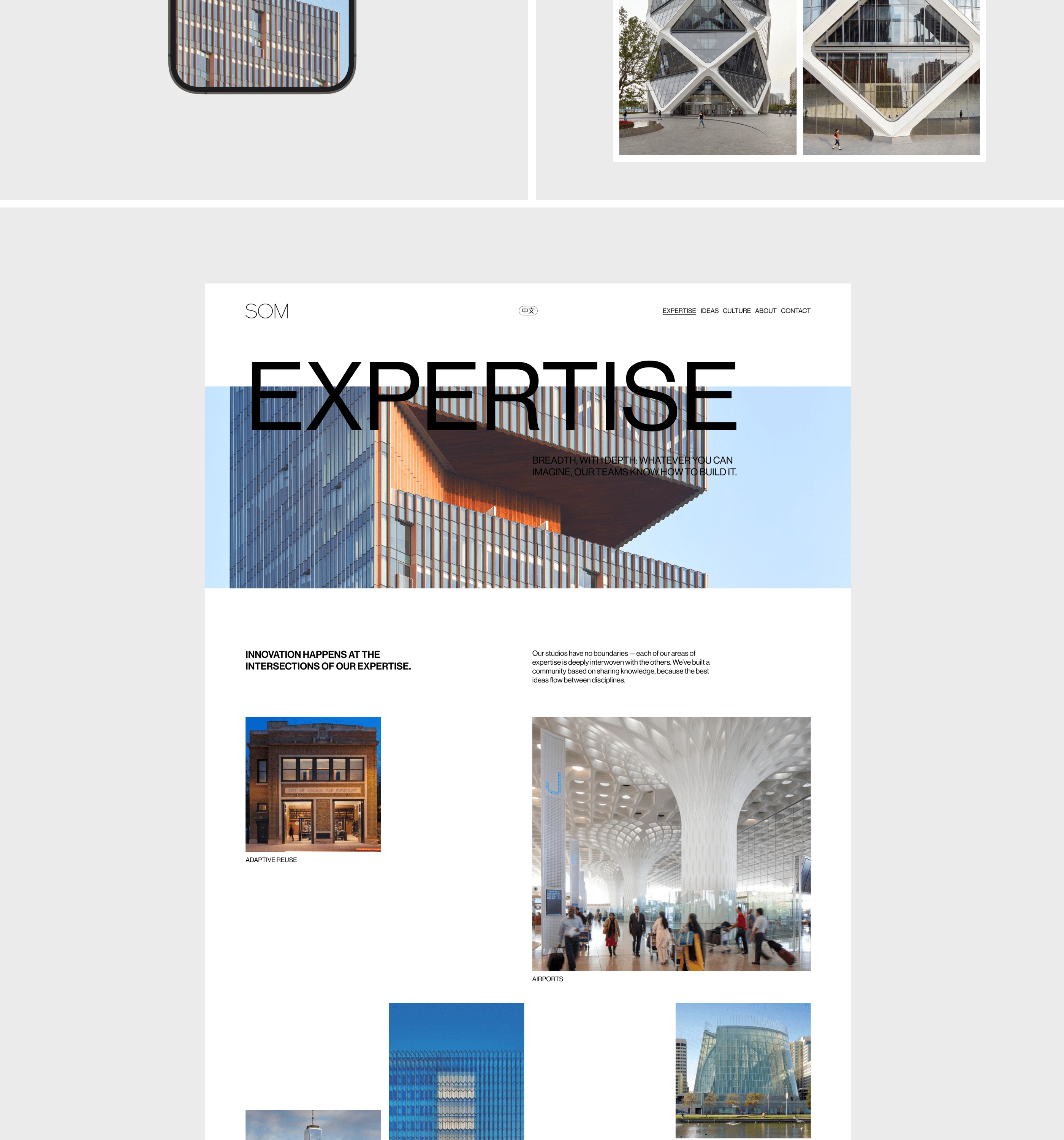 SOM | Corporate Website Redesign — Изображение №4 — Интерфейсы на Dprofile