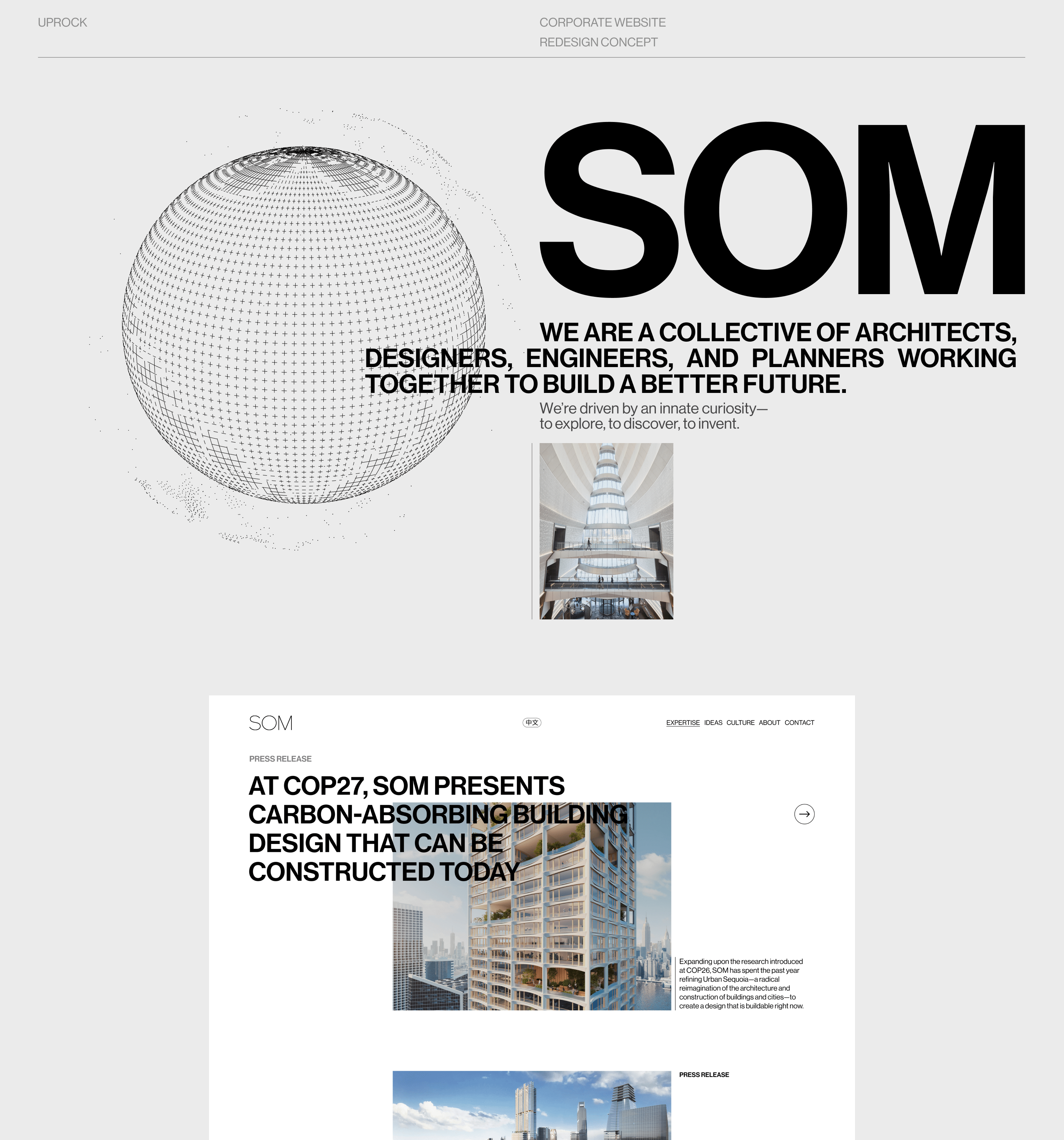 SOM | Corporate Website Redesign — Изображение №1 — Интерфейсы на Dprofile