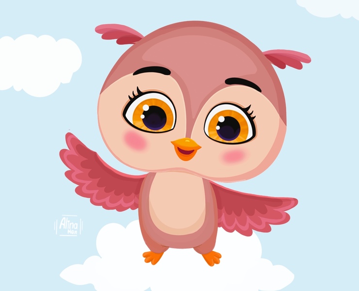 Милые животные-персонажи. — Брендинг, Иллюстрация на Dprofile