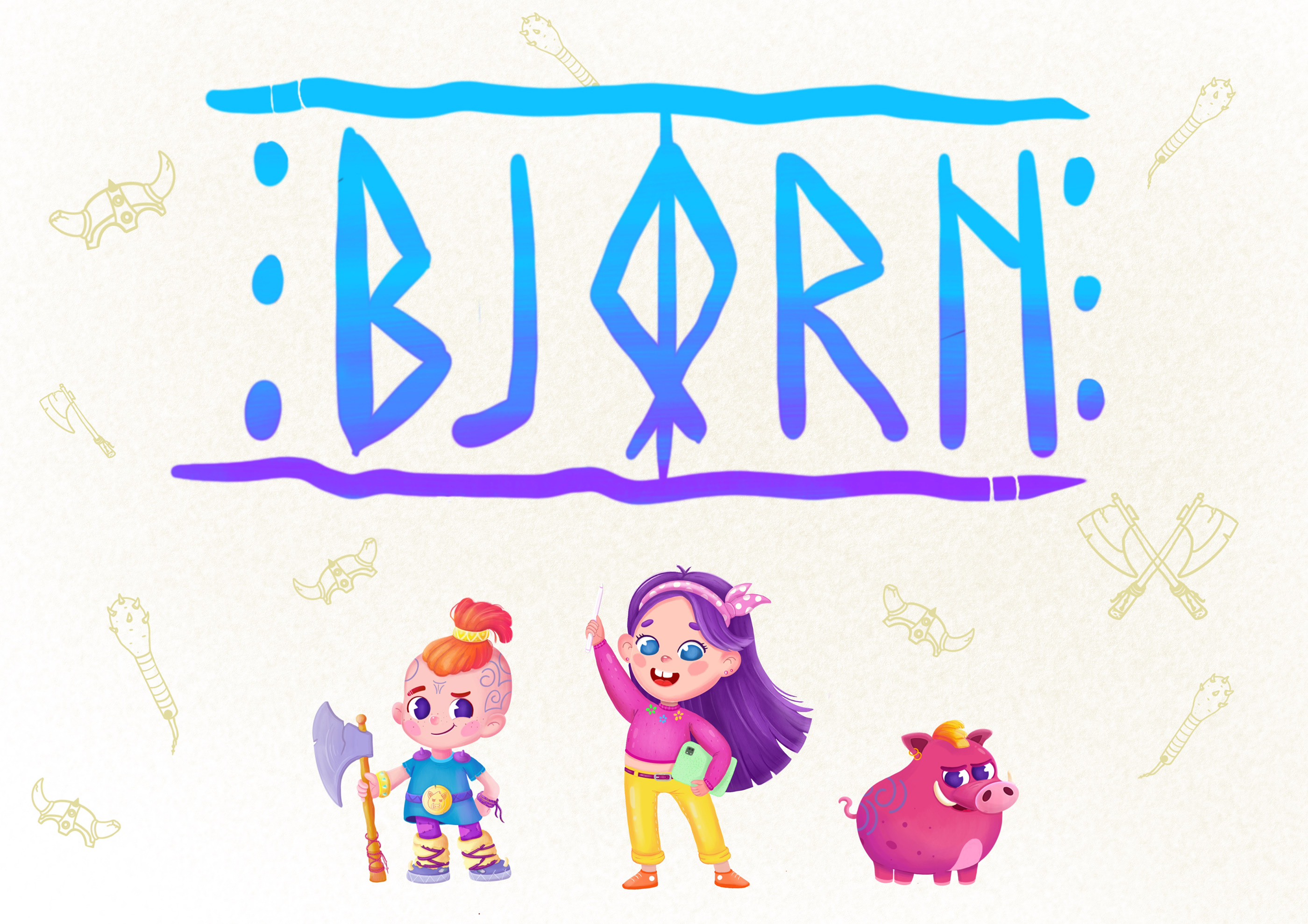 Викинг Бёрн — Изображение №1 — Брендинг, Иллюстрация на Dprofile