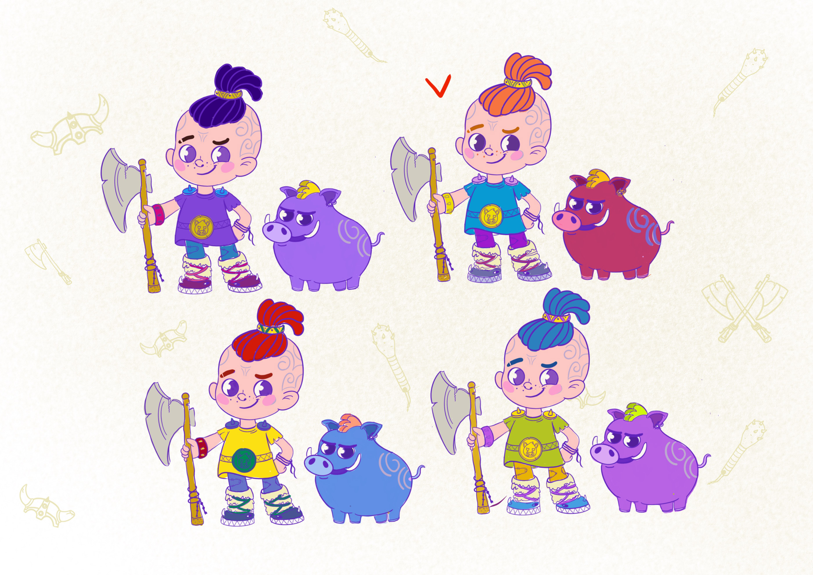 Викинг Бёрн — Изображение №3 — Брендинг, Иллюстрация на Dprofile