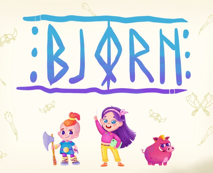 Викинг Бёрн — Брендинг, Иллюстрация на Dprofile