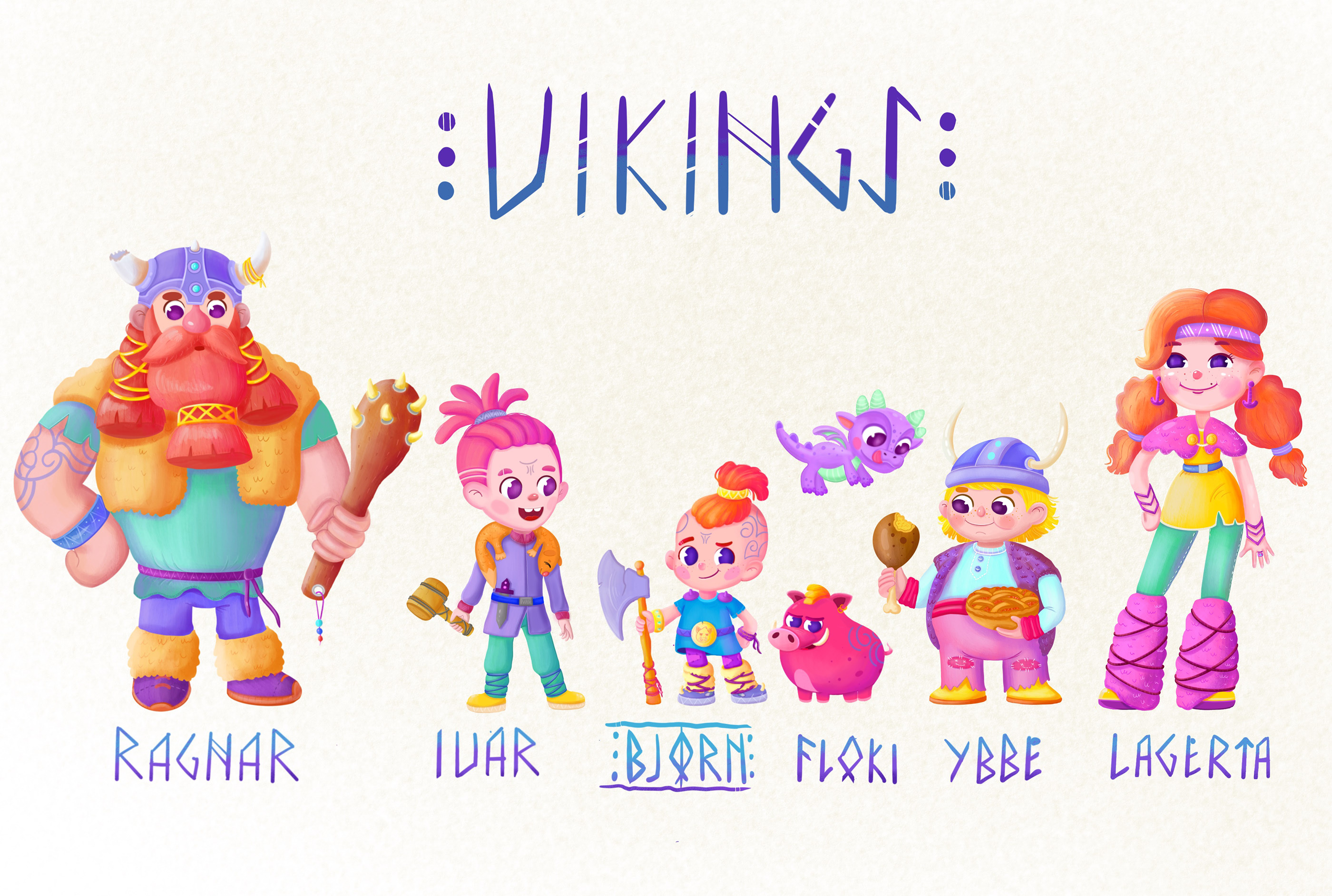 Викинг Бёрн — Изображение №8 — Брендинг, Иллюстрация на Dprofile