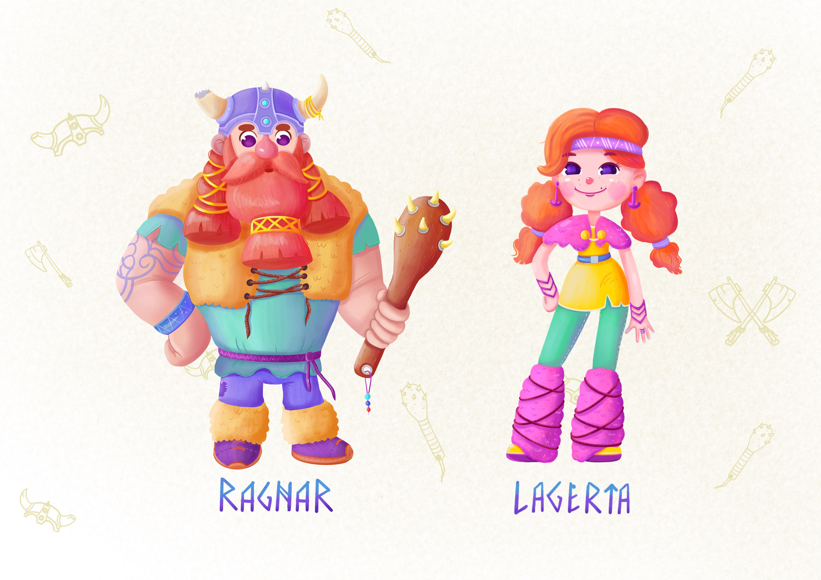 Викинг Бёрн — Изображение №6 — Брендинг, Иллюстрация на Dprofile