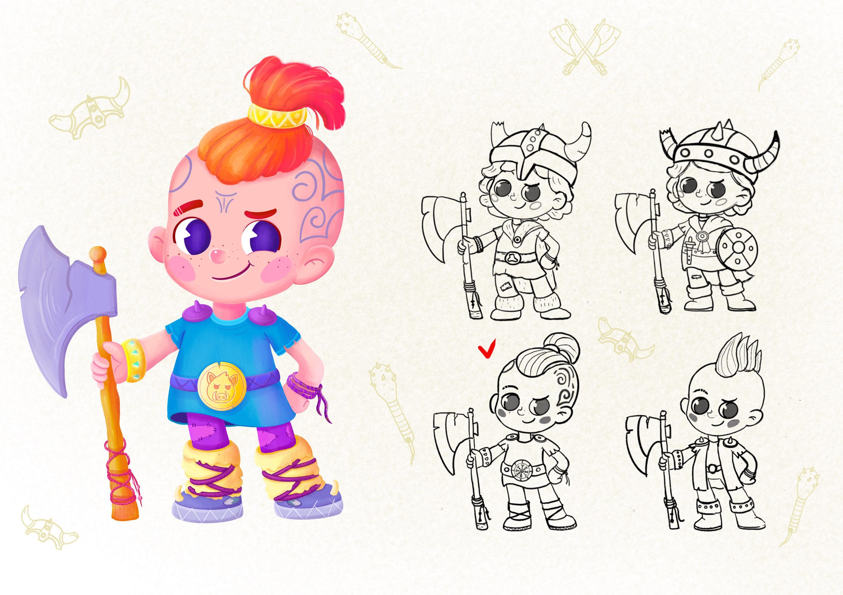 Викинг Бёрн — Изображение №2 — Брендинг, Иллюстрация на Dprofile