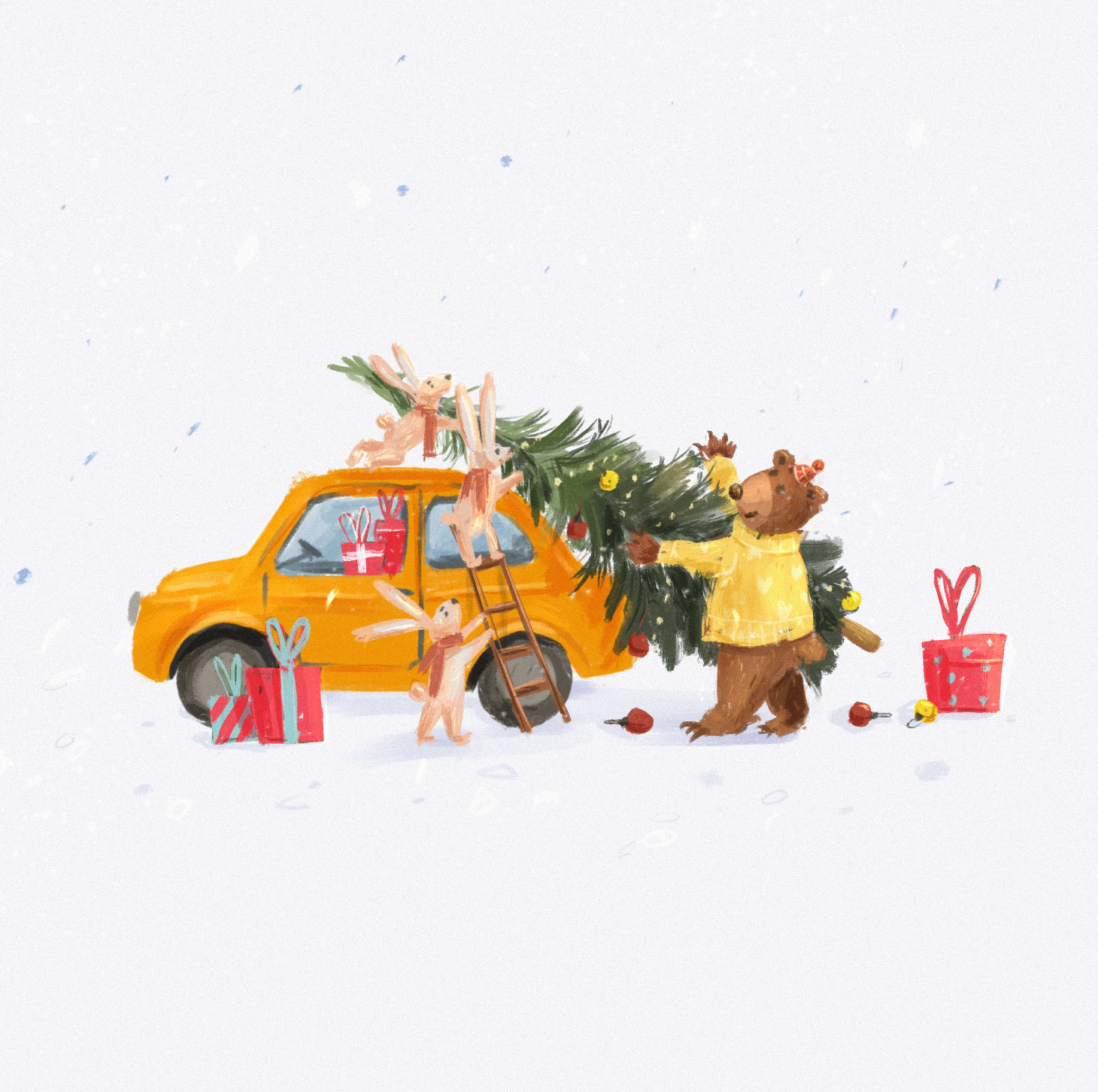 New Year Card — Изображение №3 — Иллюстрация на Dprofile
