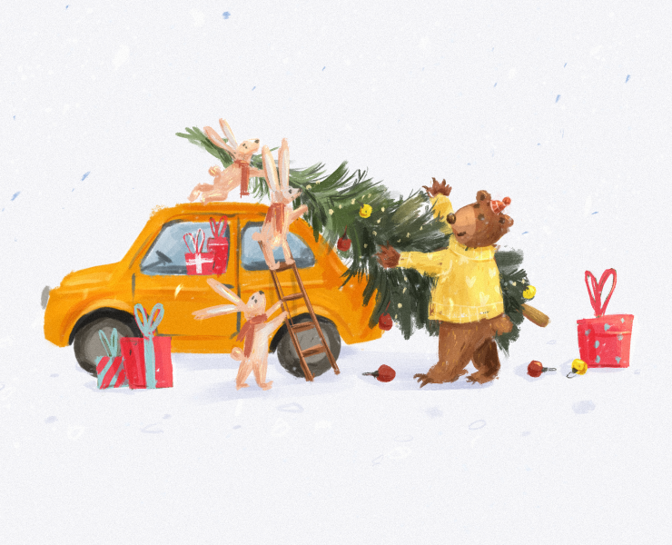 New Year Card — Иллюстрация на Dprofile