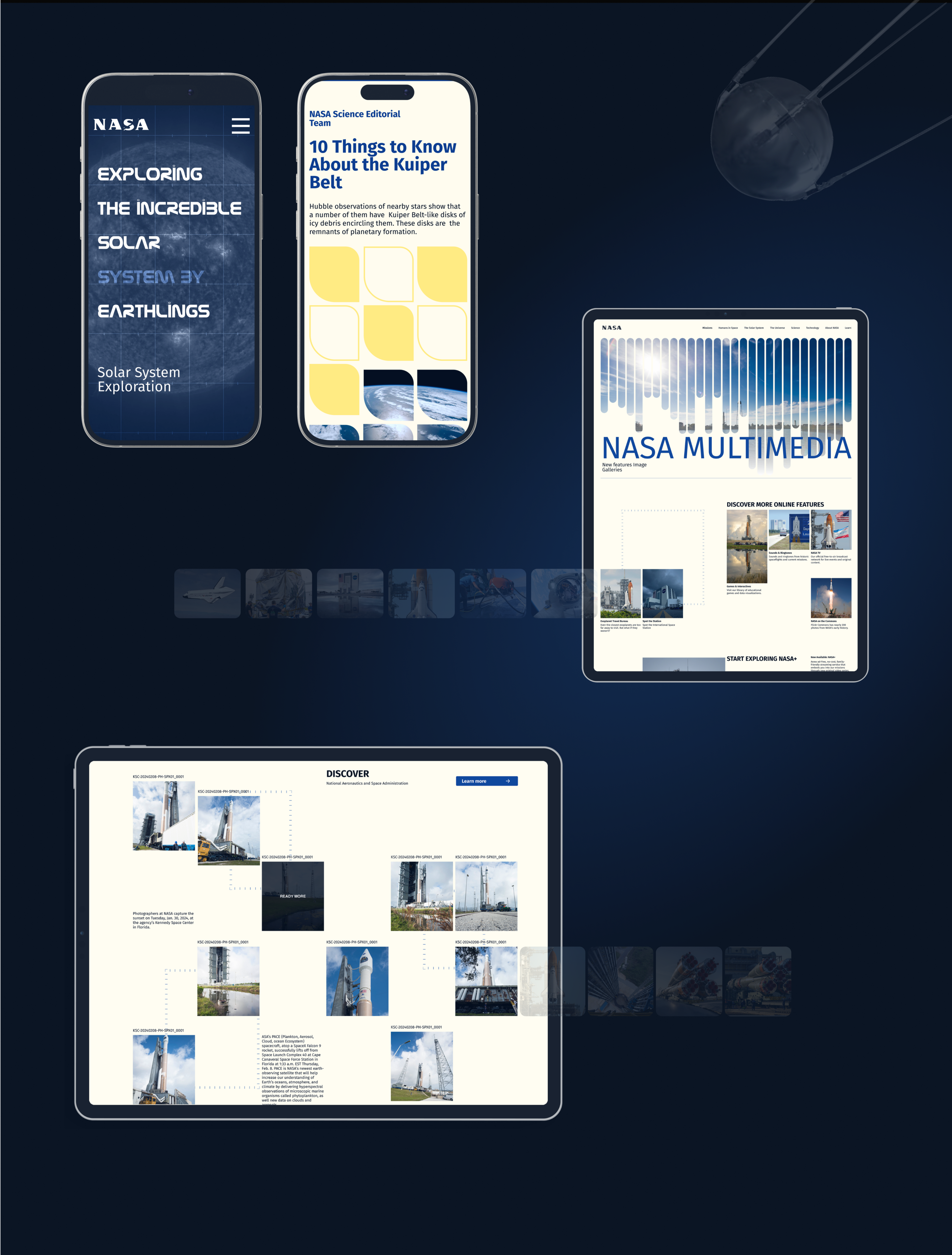 Редизайн корпоротивного сайта NASA — Изображение №13 — Интерфейсы на Dprofile