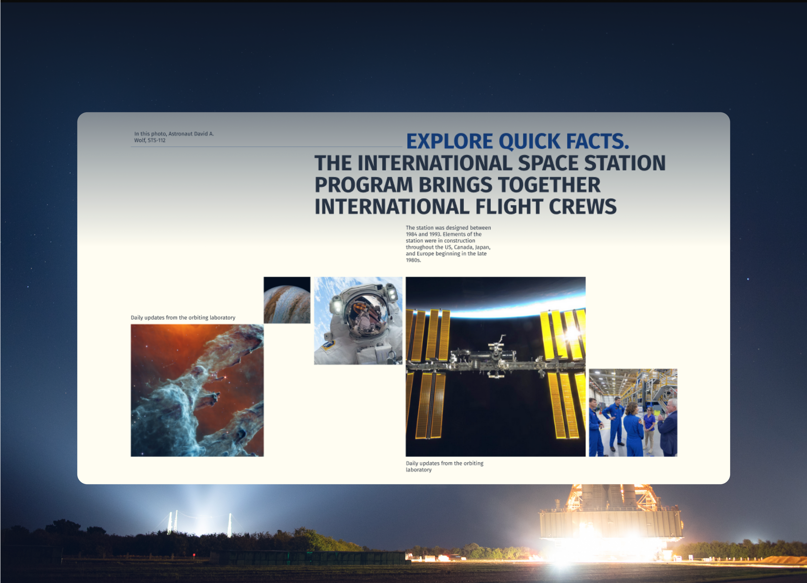 Редизайн корпоротивного сайта NASA — Изображение №8 — Интерфейсы на Dprofile