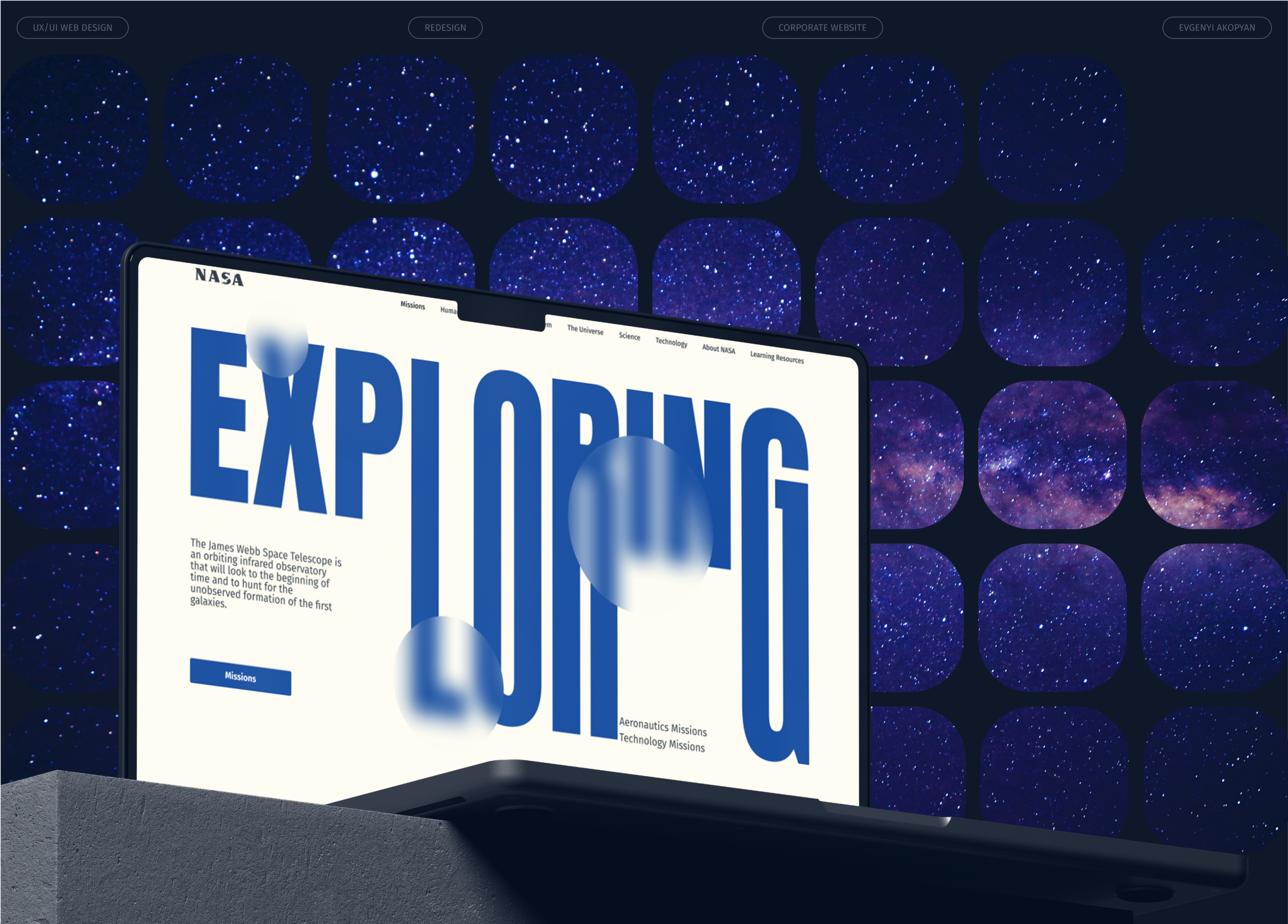 Редизайн корпоротивного сайта NASA — Изображение №1 — Интерфейсы на Dprofile