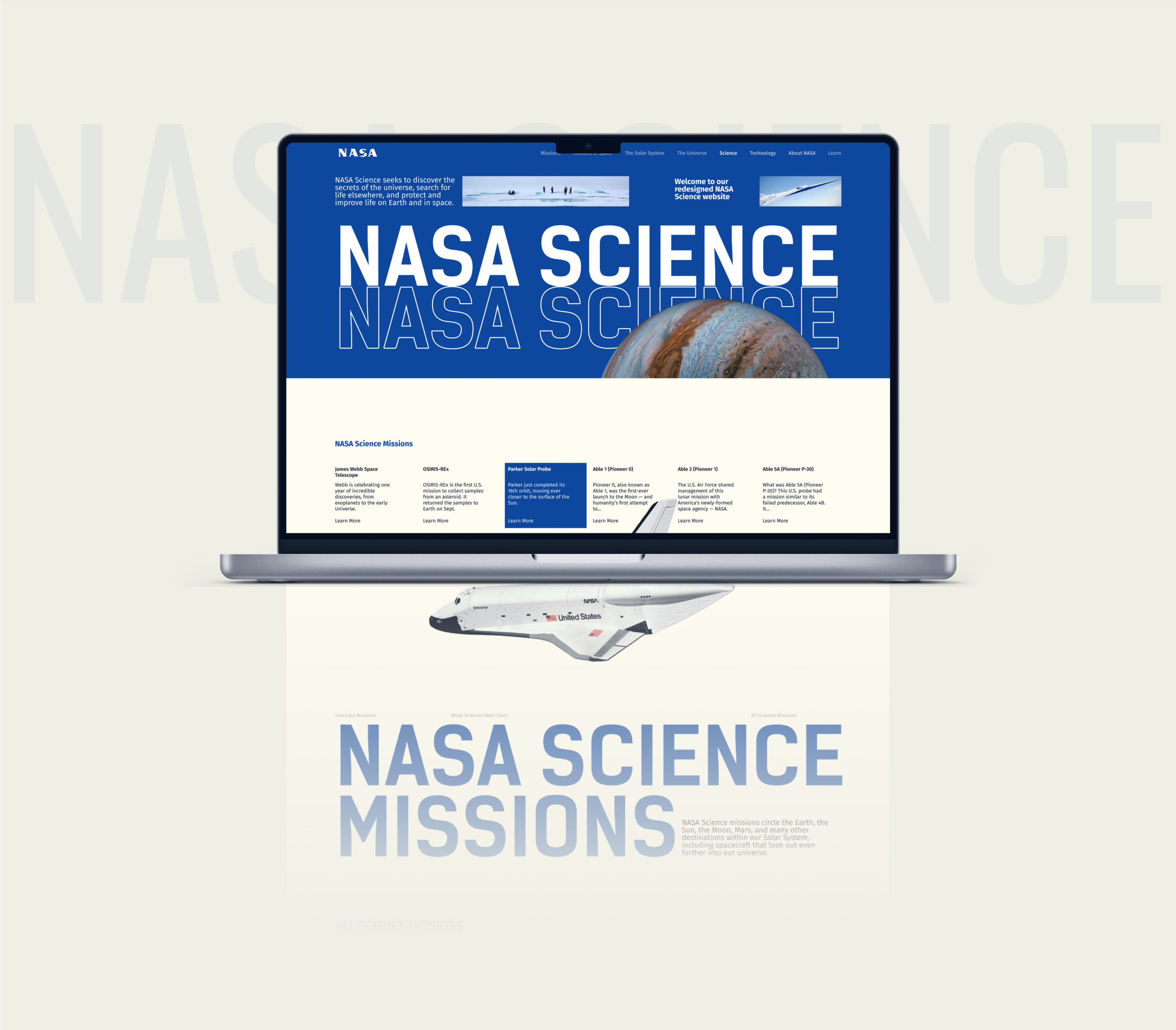 Редизайн корпоротивного сайта NASA — Изображение №20 — Интерфейсы на Dprofile