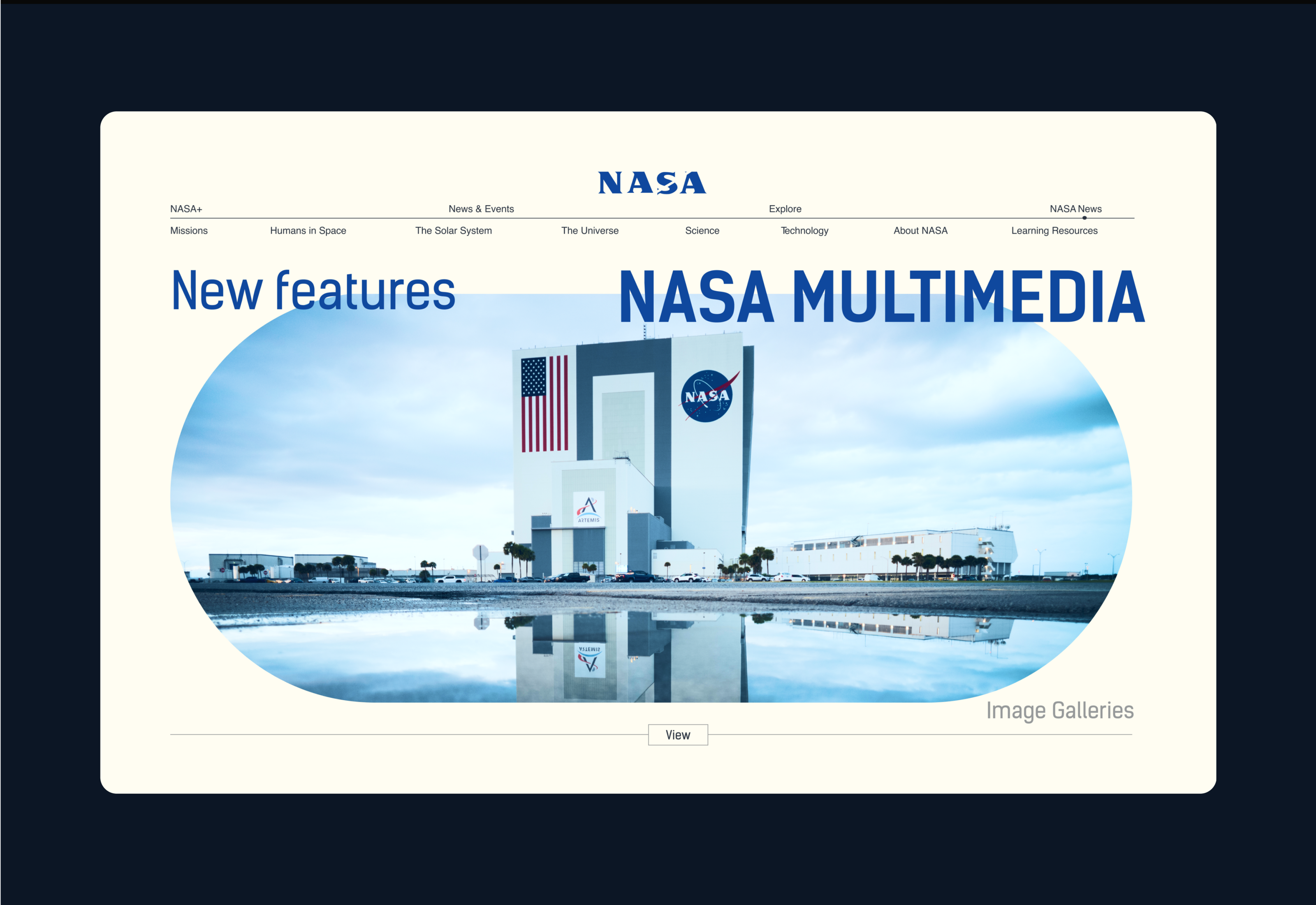 Редизайн корпоротивного сайта NASA — Изображение №12 — Интерфейсы на Dprofile