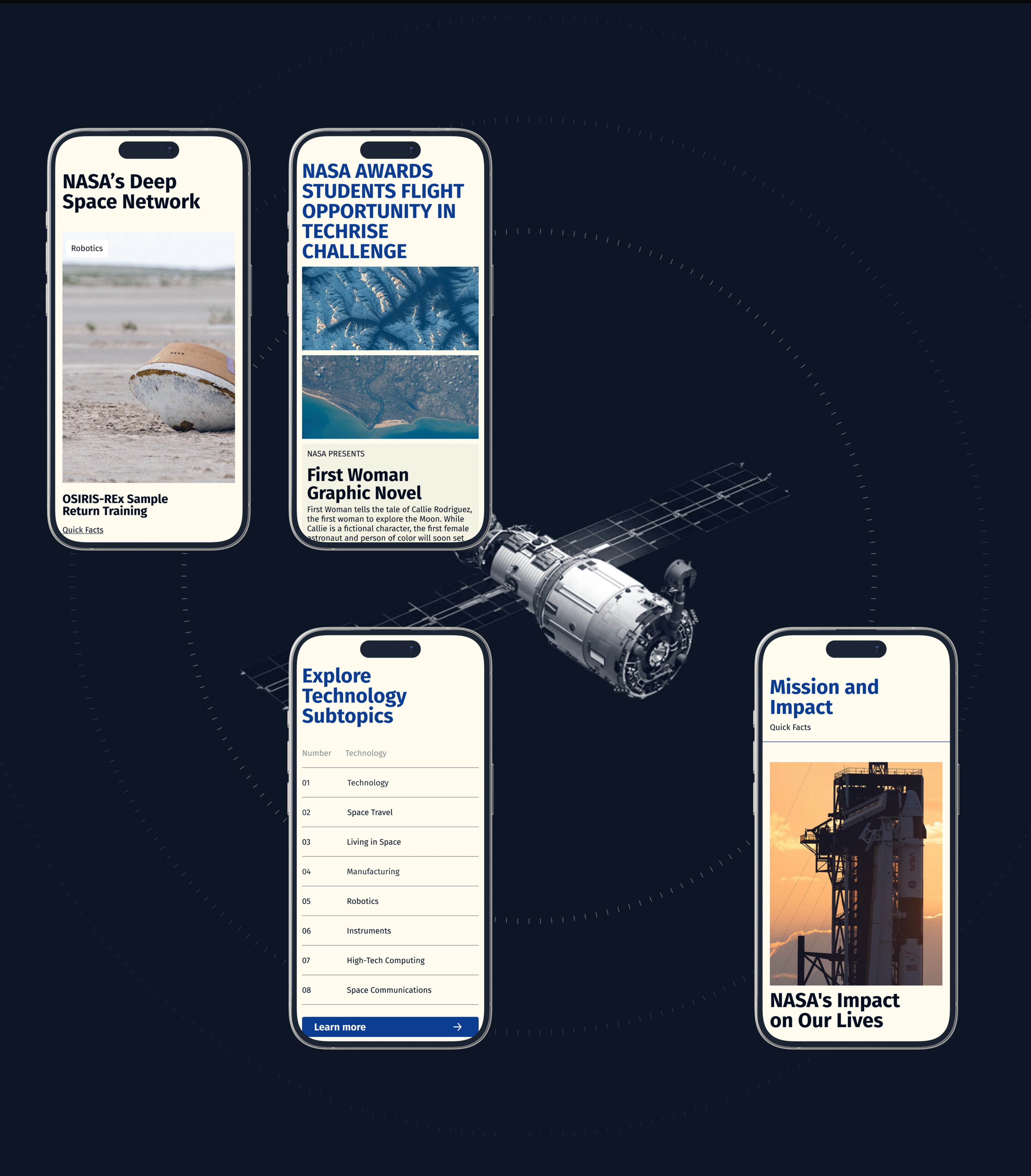Редизайн корпоротивного сайта NASA — Изображение №18 — Интерфейсы на Dprofile