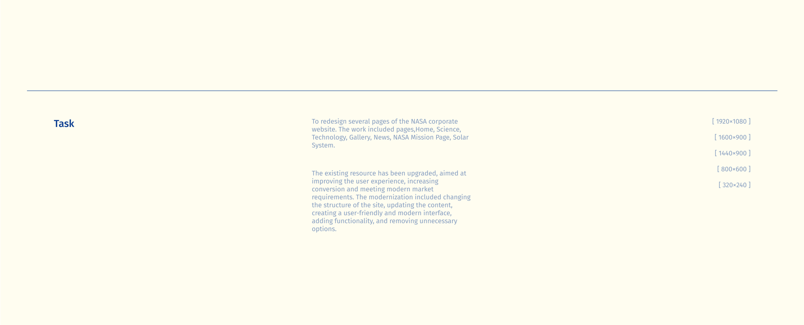 Редизайн корпоротивного сайта NASA — Изображение №2 — Интерфейсы на Dprofile